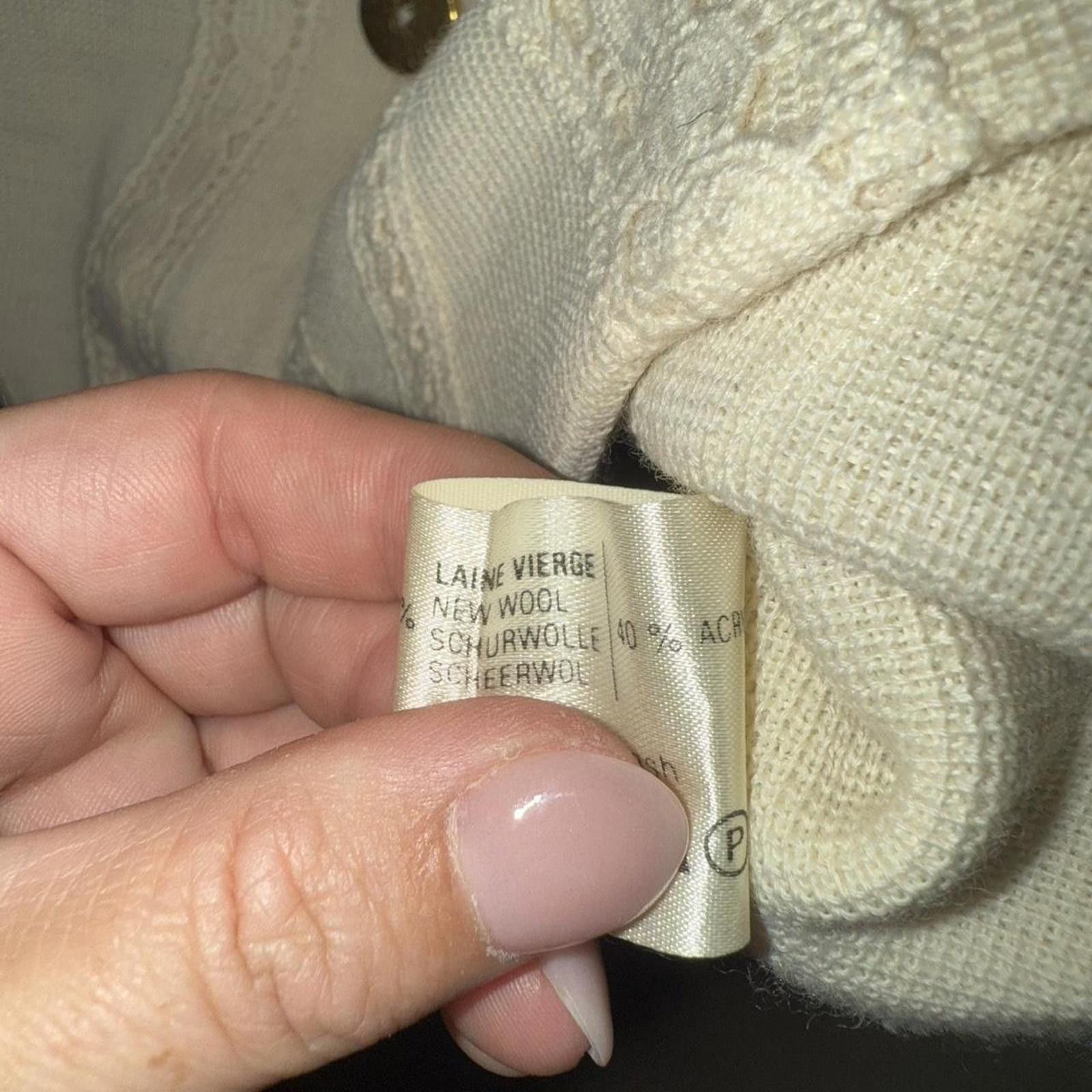 Chalk Line Women's Cream and White Jacket Size M / US 6-8 / IT 42-44 - 4 Thumbnail