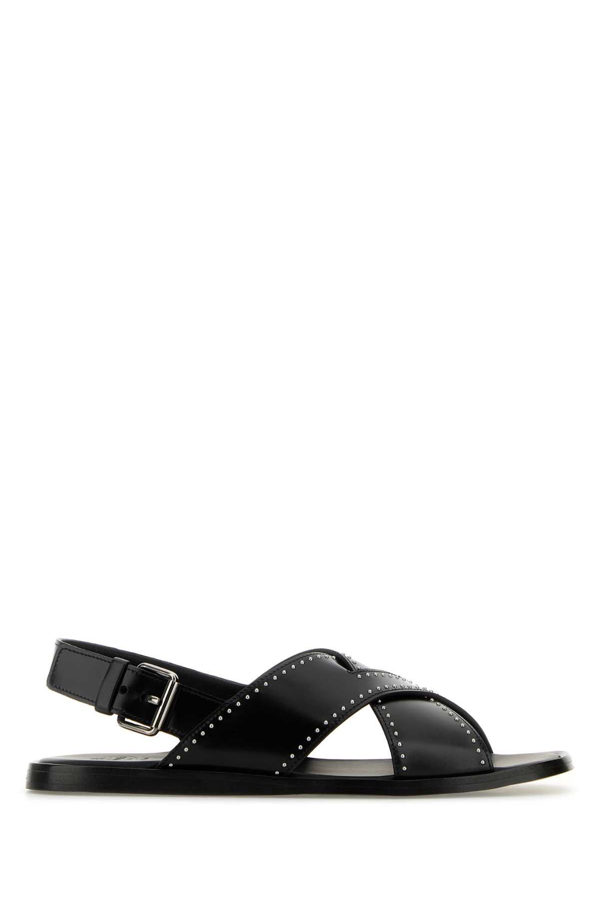 Church's Black Leather Oksana Sandals Size US 6 / IT 36 - 1 Thumbnail