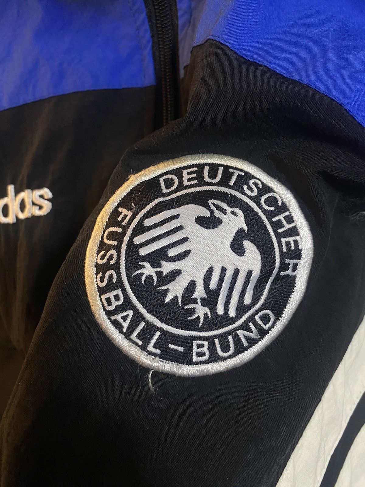 Adidas Vintage Adidas 1996/97 Germany DFB Football National Team Size US XXL / EU 58 / 5 - 4 Thumbnail