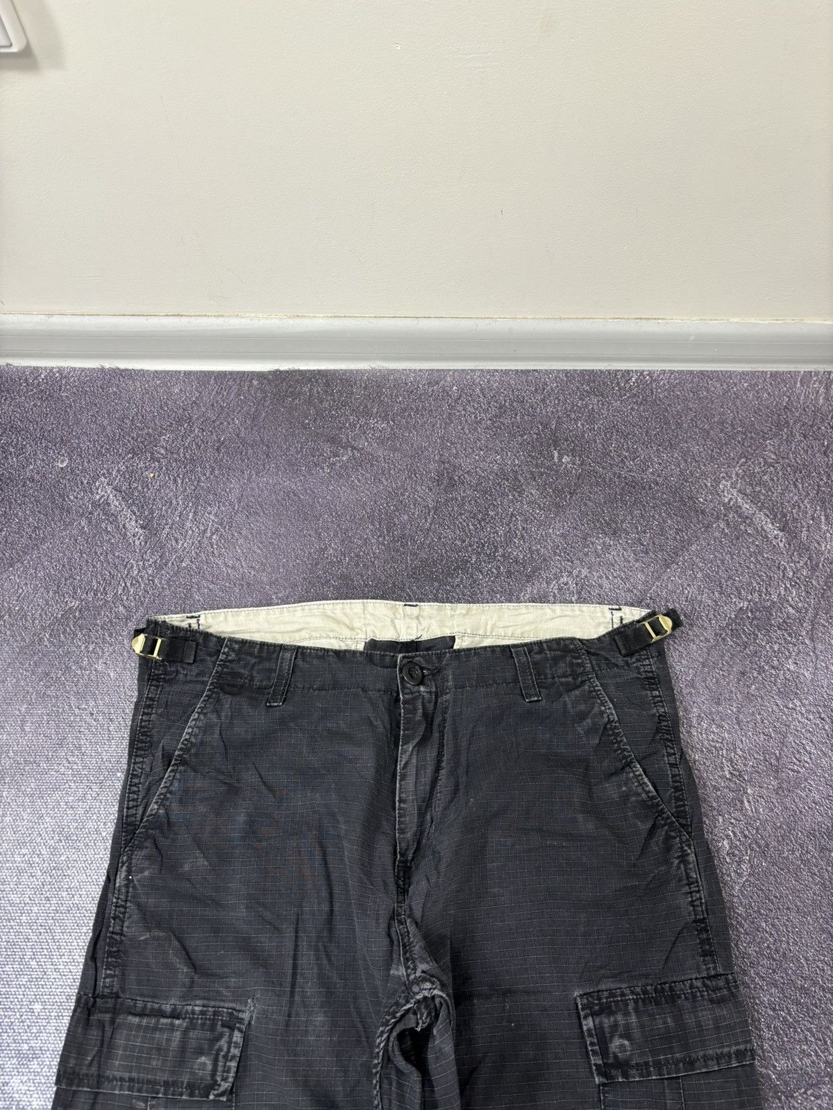 Carhartt Vintage Carhartt Y2K Black Hype Work Aviation Cargo Pants Size US 32 / EU 48 - 15 Thumbnail