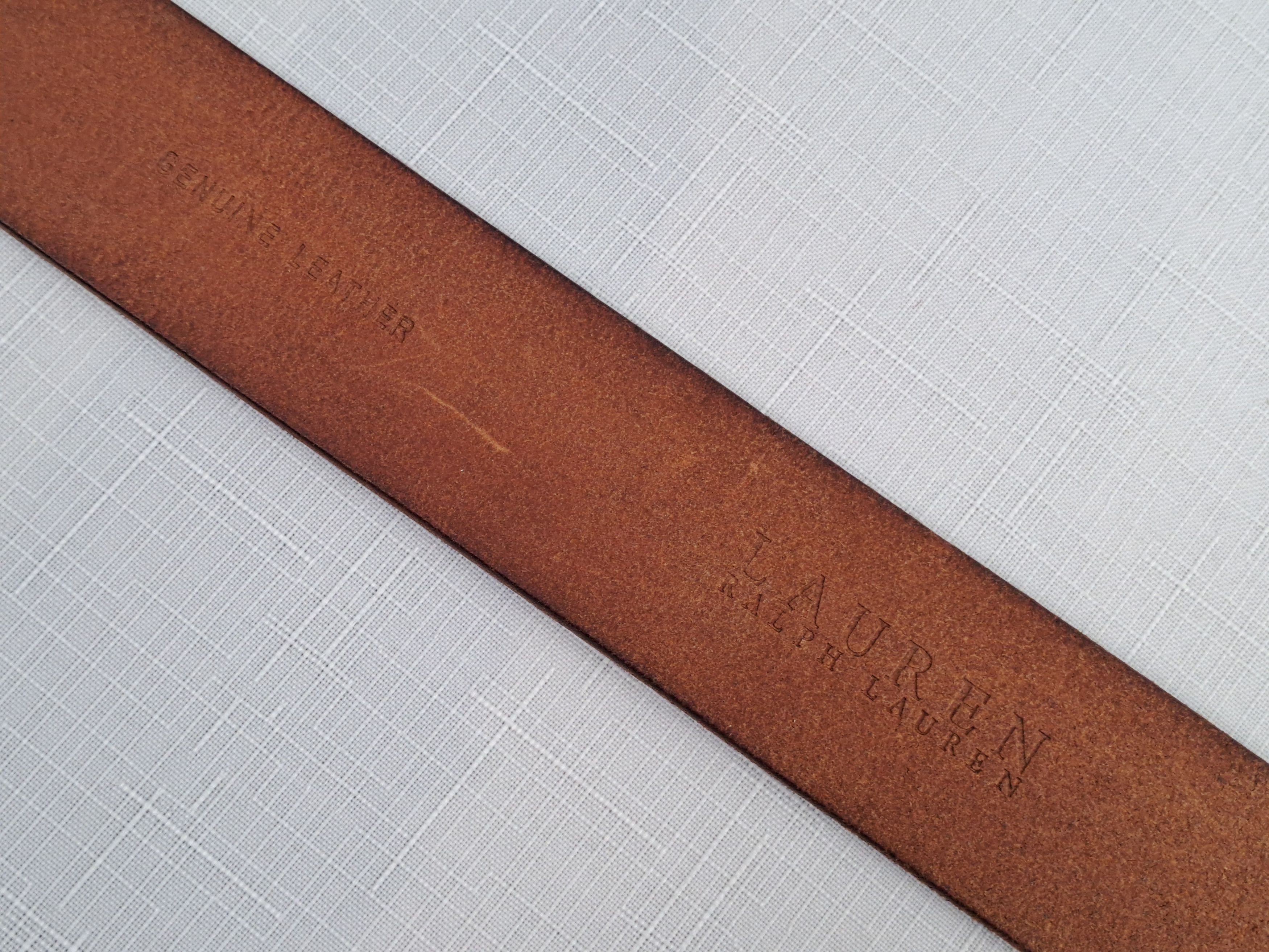 Lauren Ralph Lauren × Ralph Lauren LAUREN Ralph Lauren leather belt. Size ONE SIZE - 7 Thumbnail