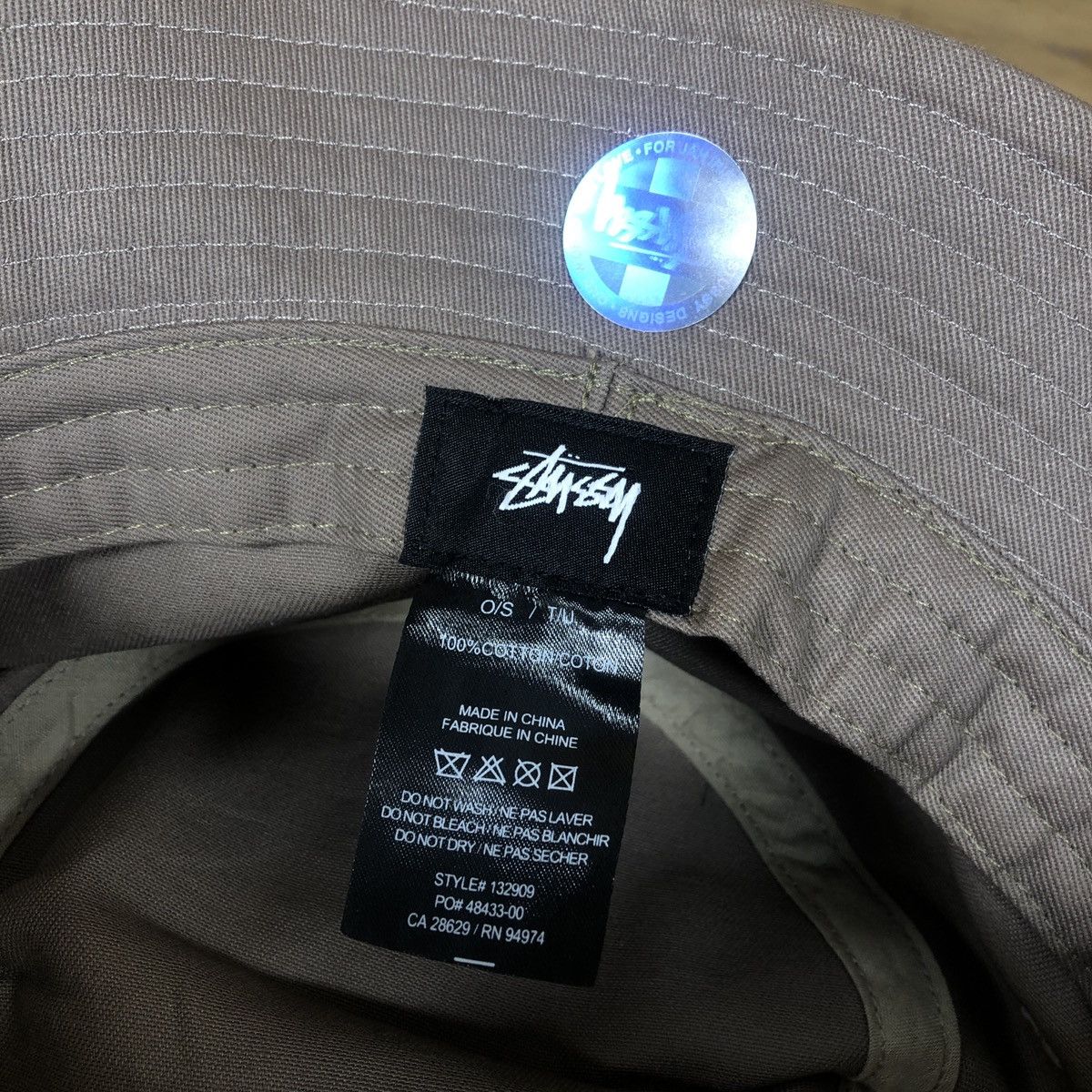 Stussy × Vintage Stussy Stock Bucket Size ONE SIZE - 3 Thumbnail
