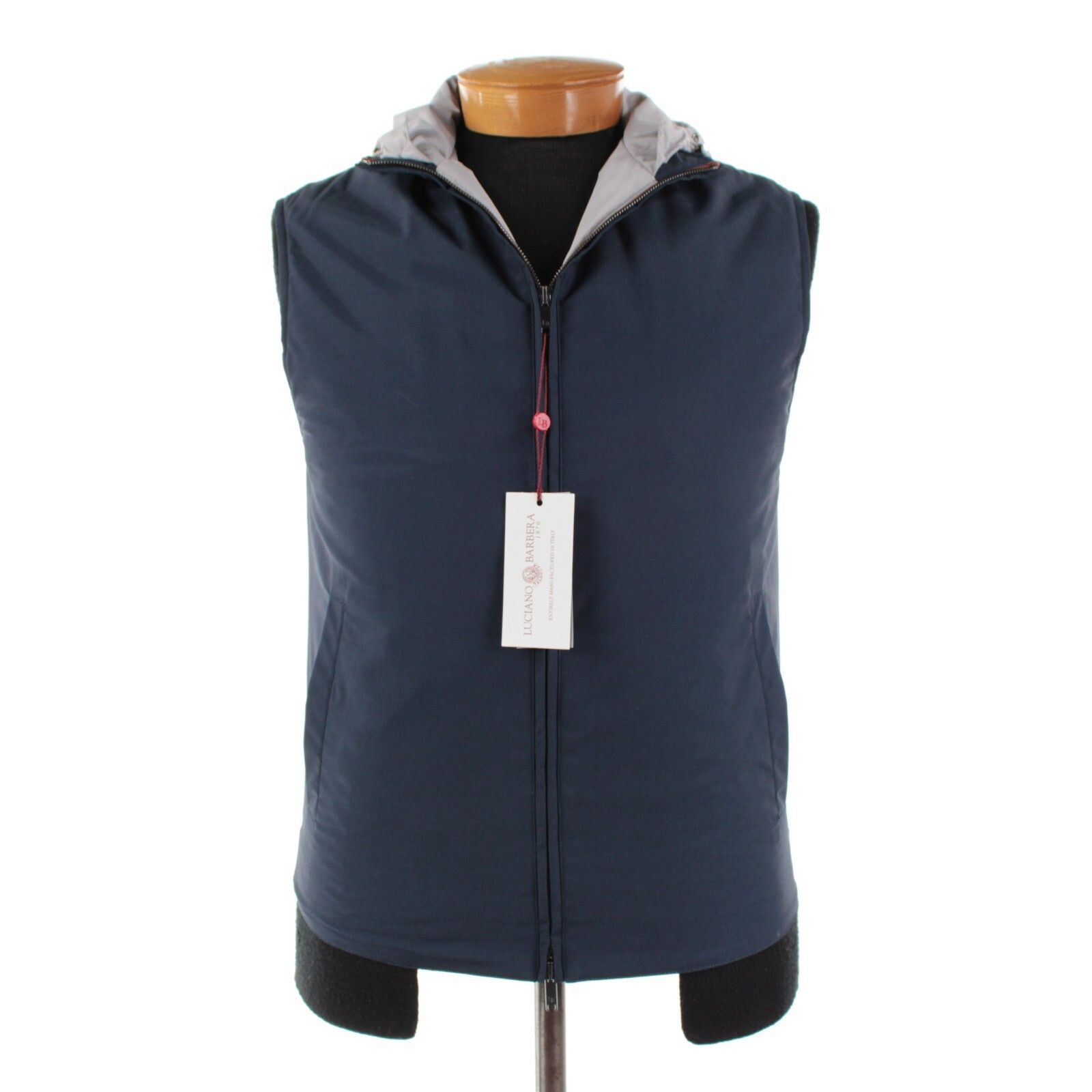 Luciano Barbera Luciano Barbera Vest Size S US In Blue Wool Blend Size US S / EU 44-46 / 1 - 1 Thumbnail