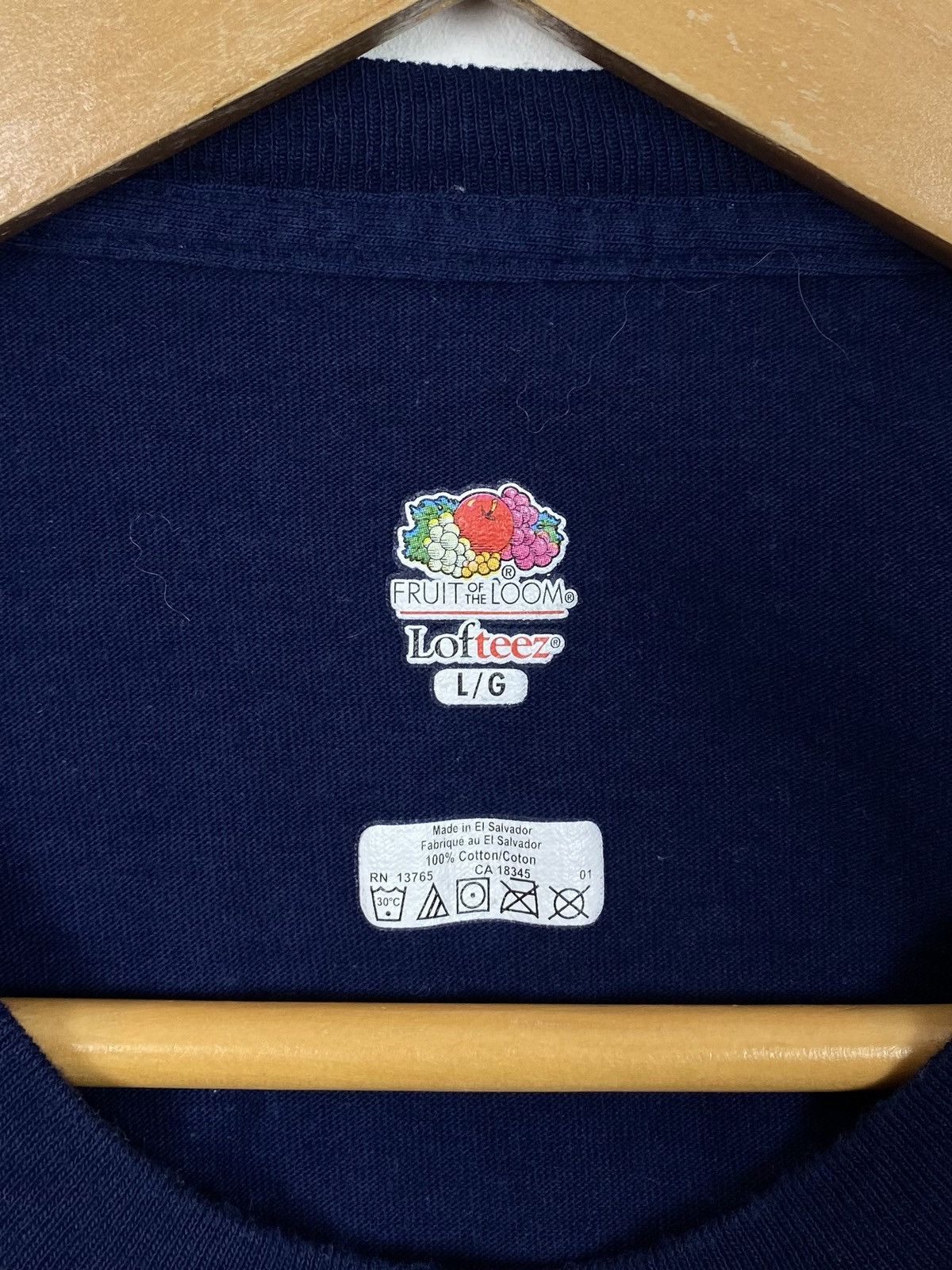 Fruit Of The Loom Vintage Fruit Of The Loom Lofteez Men’s Blue T Shirt Size L Size US L / EU 52-54 / 3 - 3 Thumbnail
