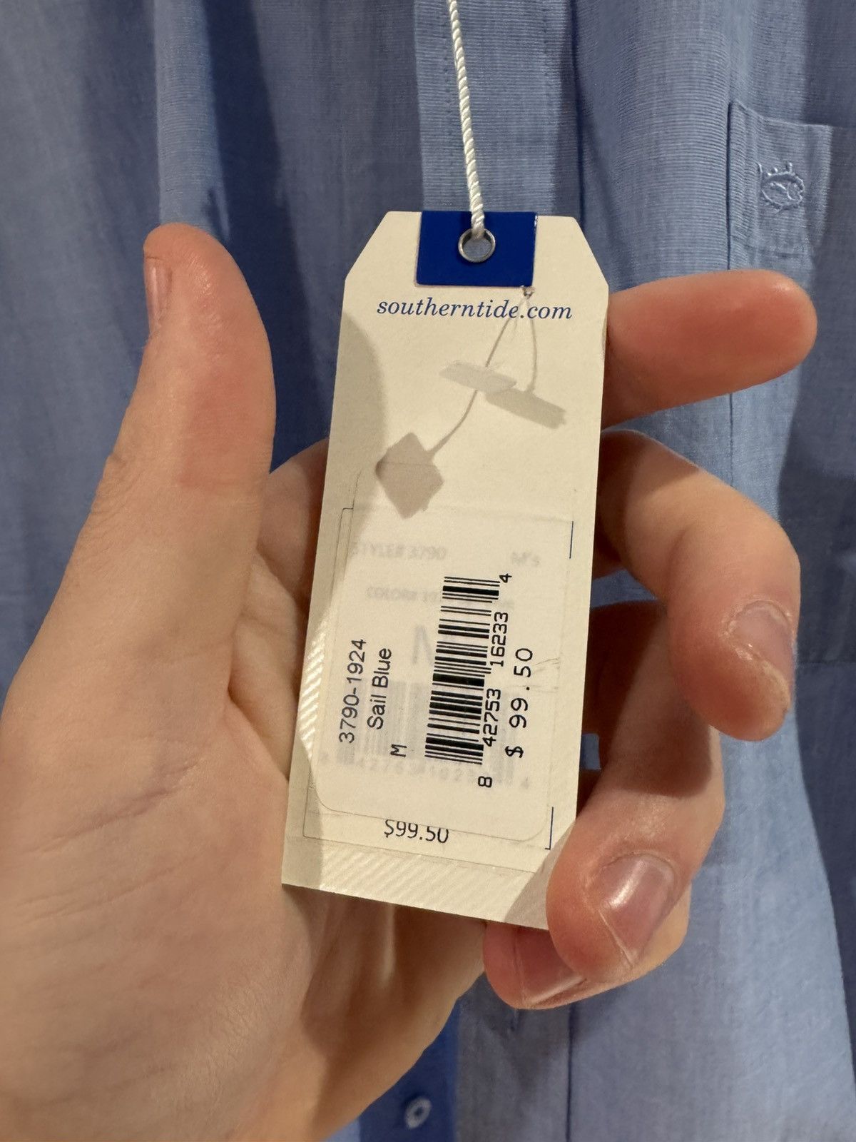 Southern Tide Southern Tide Men's Blue Button-Down Shirt Classic Fit M Size US M / EU 48-50 / 2 - 5 Thumbnail