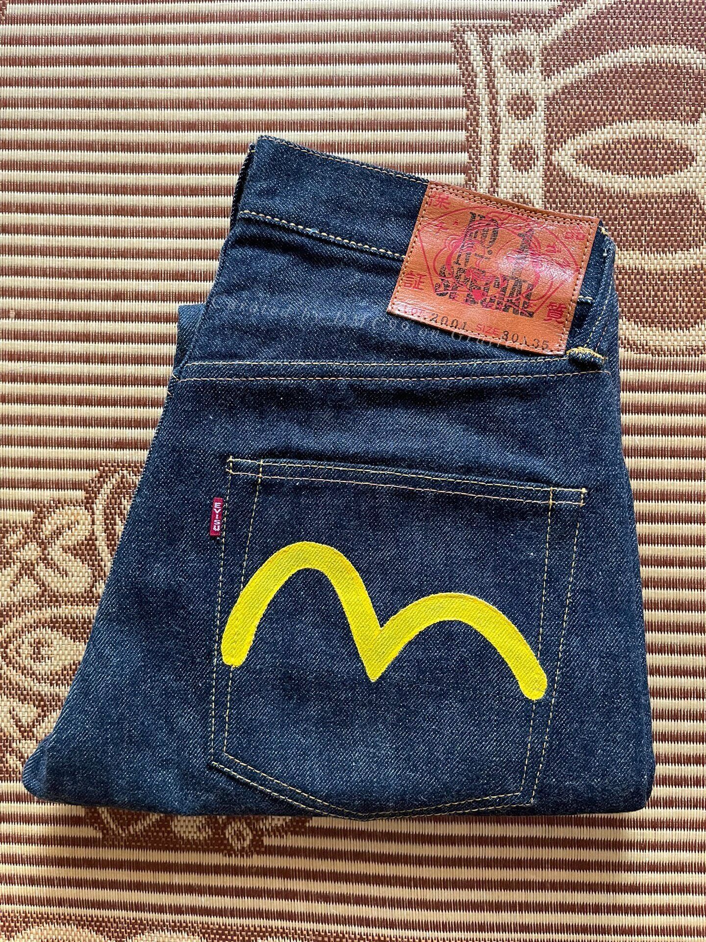 Evisu Evisu No.1 2001 Black Ear Jeans W30L35 Size US 30 / EU 46 - 1 Thumbnail