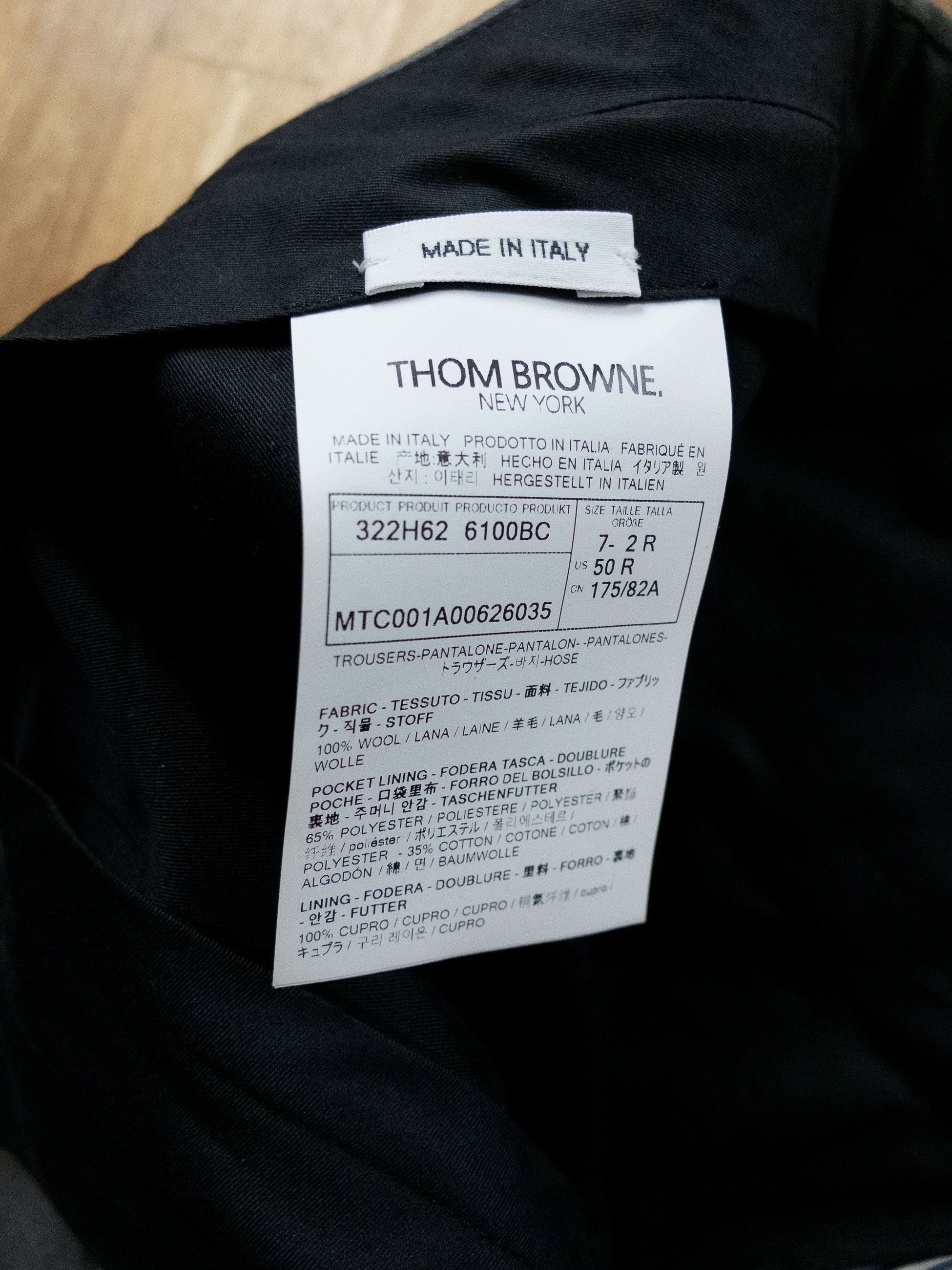 Thom Browne THOM BROWNE classic gray wool pants Size 2 / Medium q Size US 32 / EU 48 - 9 Thumbnail