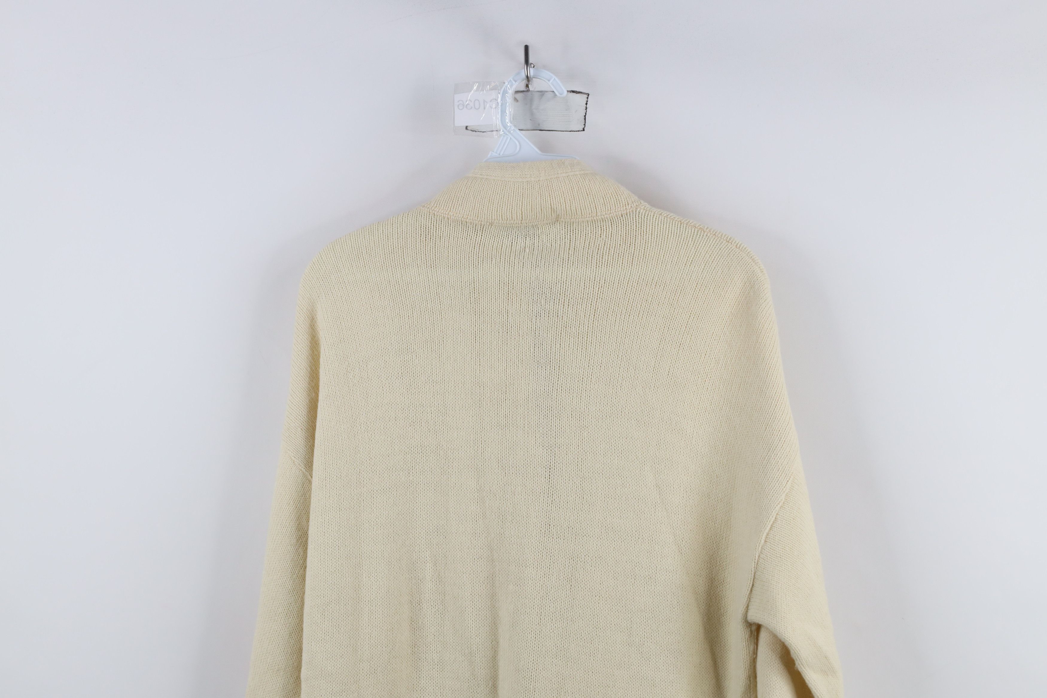 Vintage Vintage 70s Streetwear Toggle Button Knit Cardigan Sweater Size L / US 10 / IT 46 - 13 Thumbnail