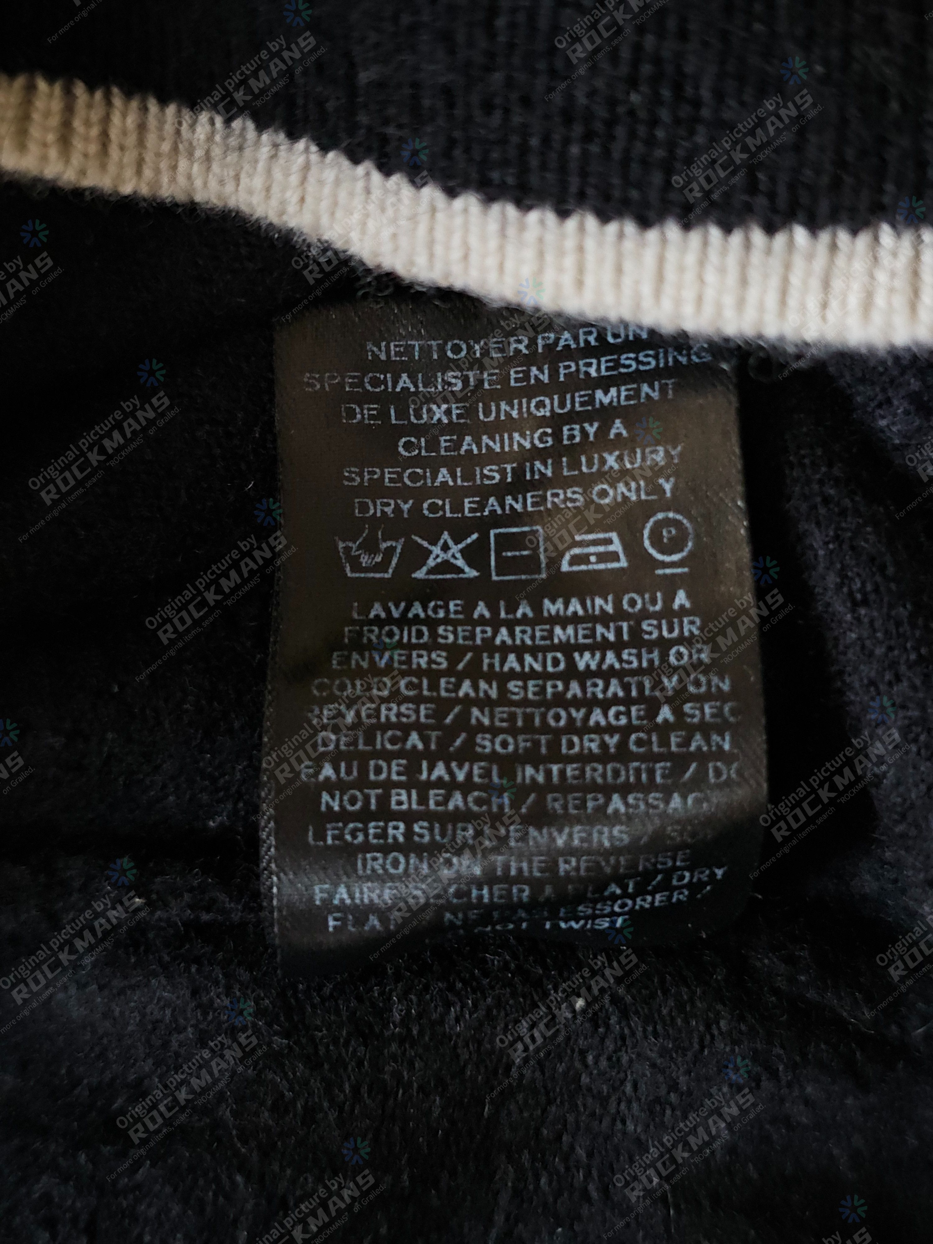 Balmain Balmain Paris intarsia black wool crewneck size M like S Size US M / EU 48-50 / 2 - 7 Thumbnail