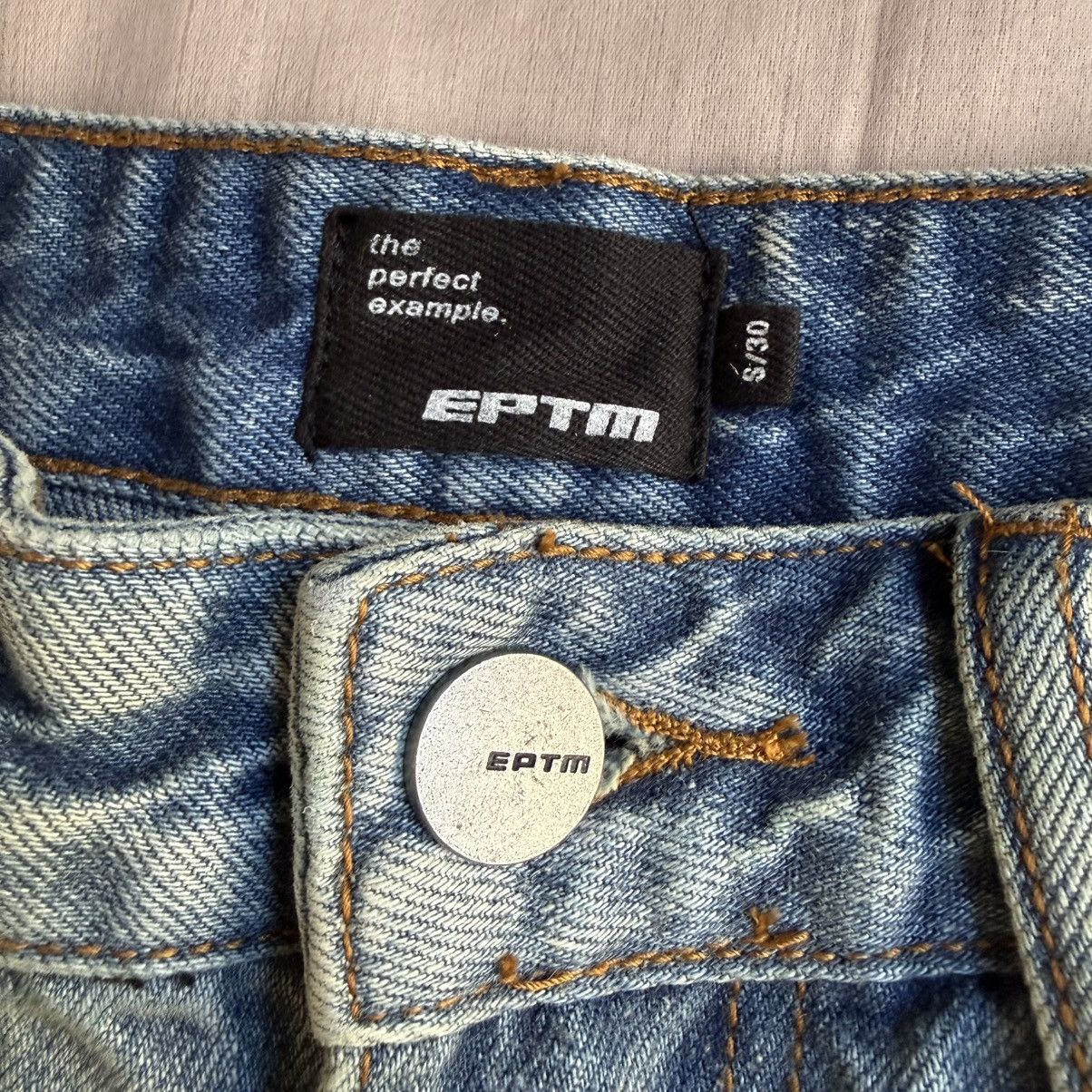 EPTM. EPTM Patrick Patchwork Denim Jorts Shorts Men's Size S / 30 Size US 30 / EU 46 - 4 Thumbnail