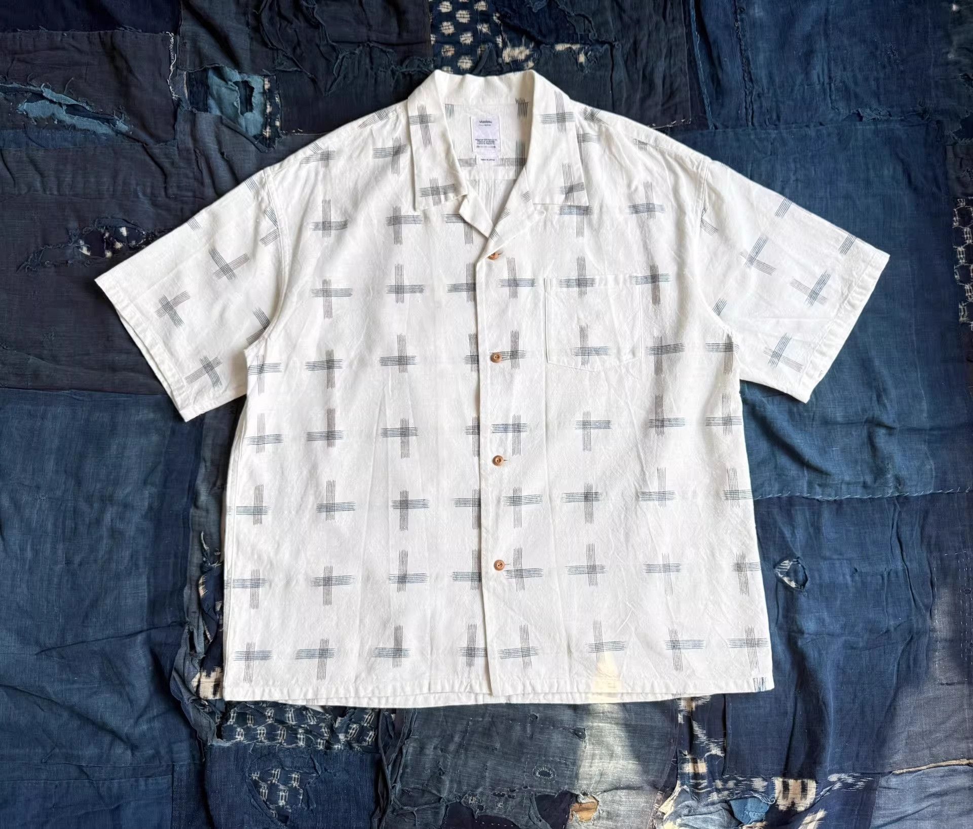 Visvim VISVIM 22SS Wallis Shirt S/S Kasuri Size US L / EU 52-54 / 3 - 2 Thumbnail