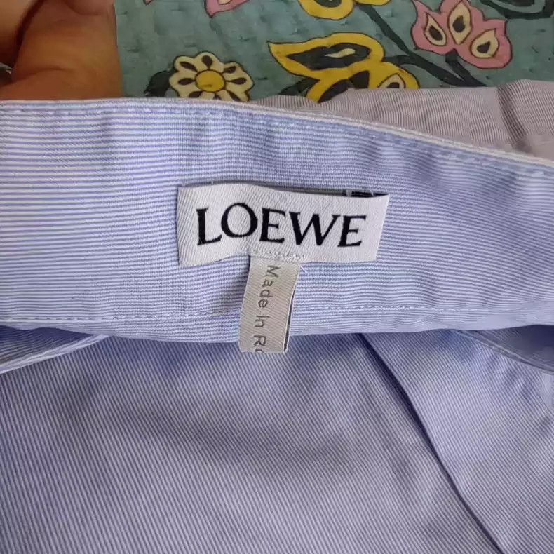Loewe LOEWE Light blue mid-length shirt Size US L / EU 52-54 / 3 - 2 Thumbnail