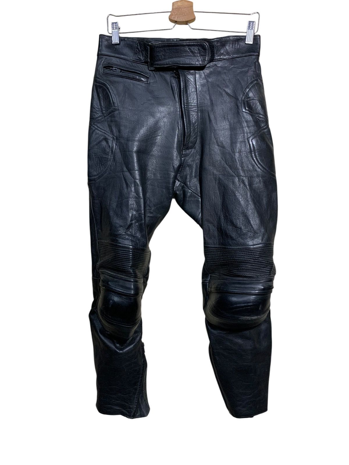 Sports Specialties 🔥VTG GENUINE LEATHER RACING PANTS WITH PADDING KNEE Size US 34 / EU 50 - 1 Thumbnail