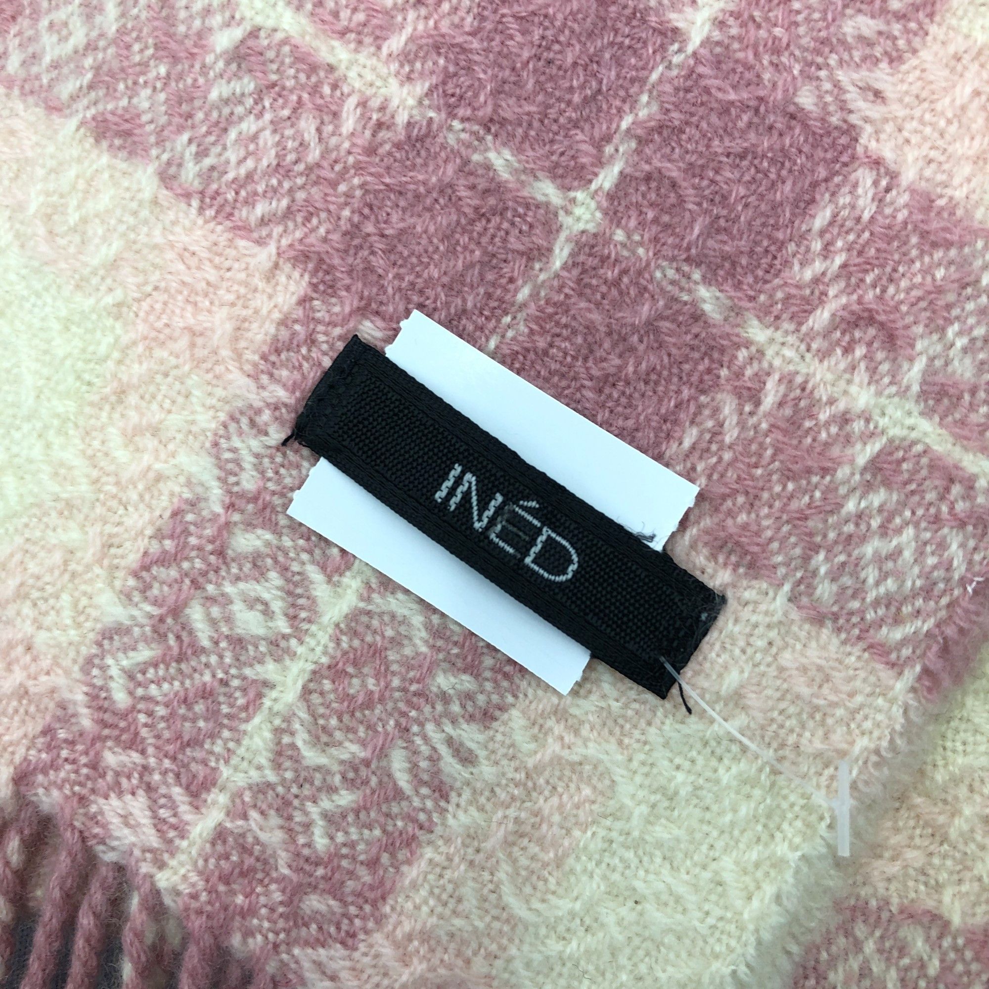 Japanese Brand Vintage INED Scarf Muffler Yohji Yamamoto Wool Scarves Size ONE SIZE - 4 Thumbnail
