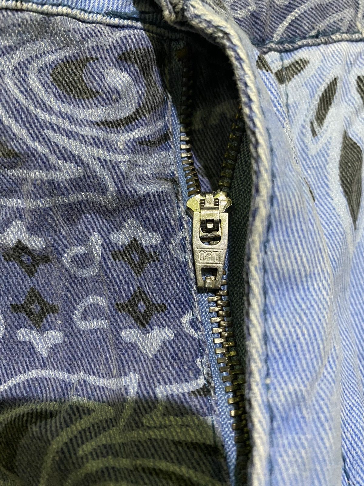 Hysteric Glamour Y2k boohoo blue “Kapital style” paisley pants Size US 30 / EU 46 - 9 Thumbnail