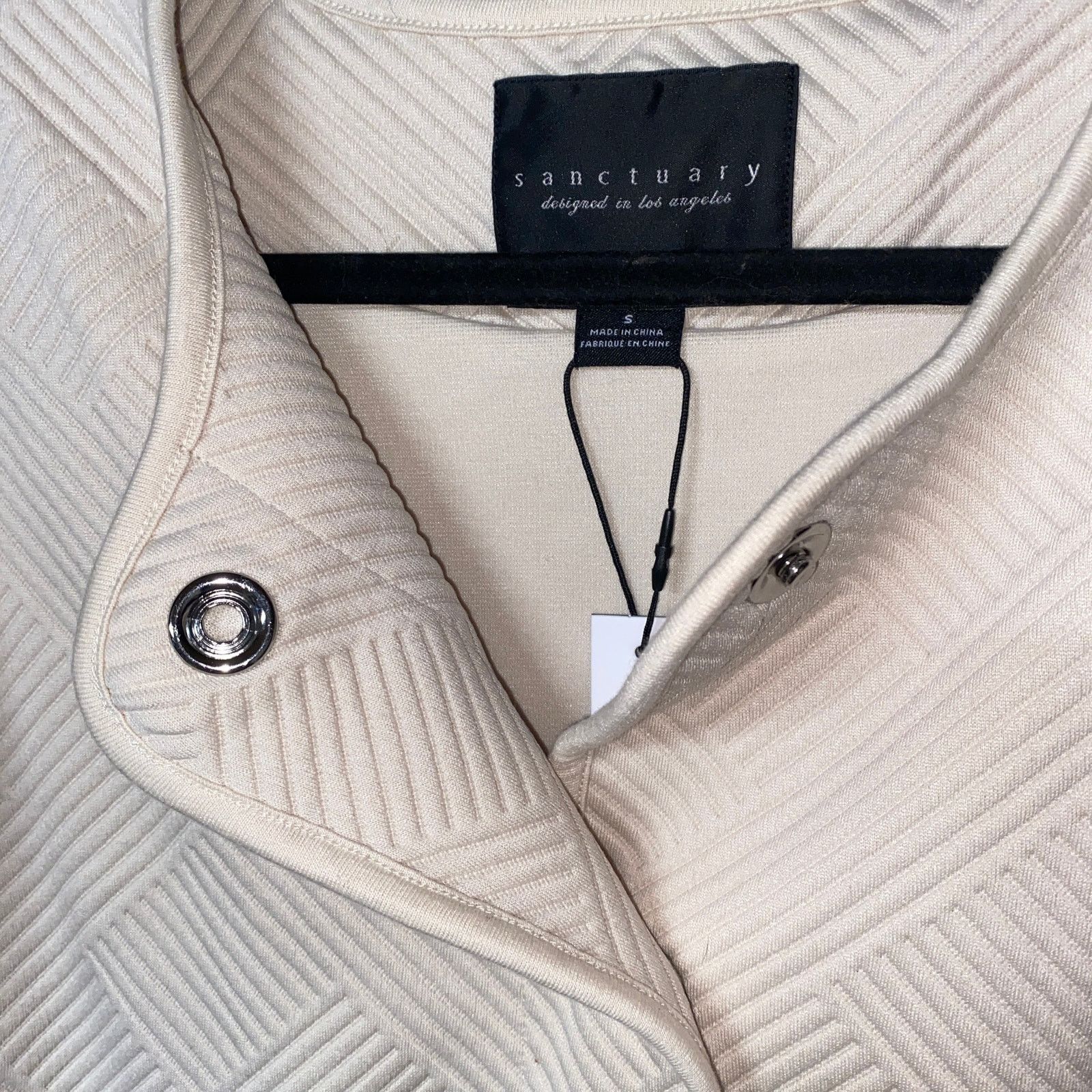 Sanctuary NWT Sanctuary x Revolve Cream Paris Snap Button Jacket Small Size S / US 4 / IT 40 - 6 Thumbnail