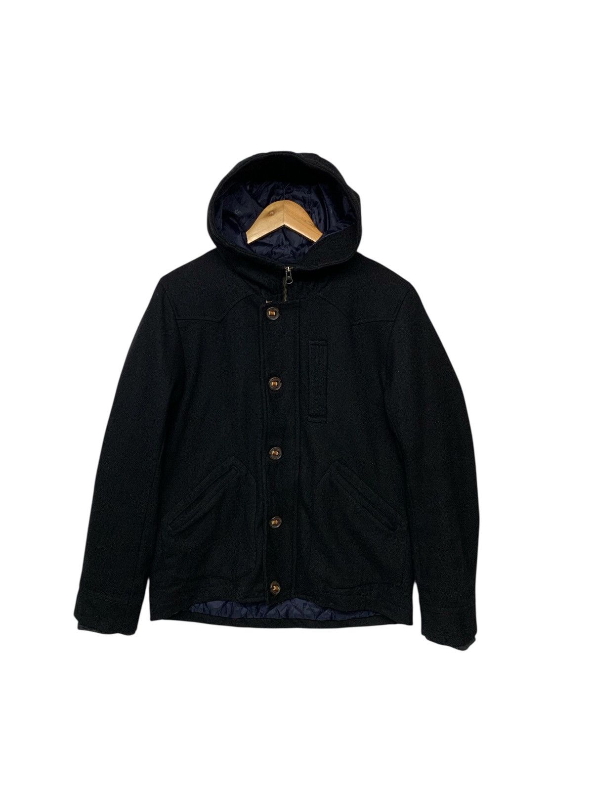 Designer × Japanese Brand Rare GRN Tokyo Clothing Wool Zipper Down Jacket Hoodie Size US M / EU 48-50 / 2 - 1 Thumbnail