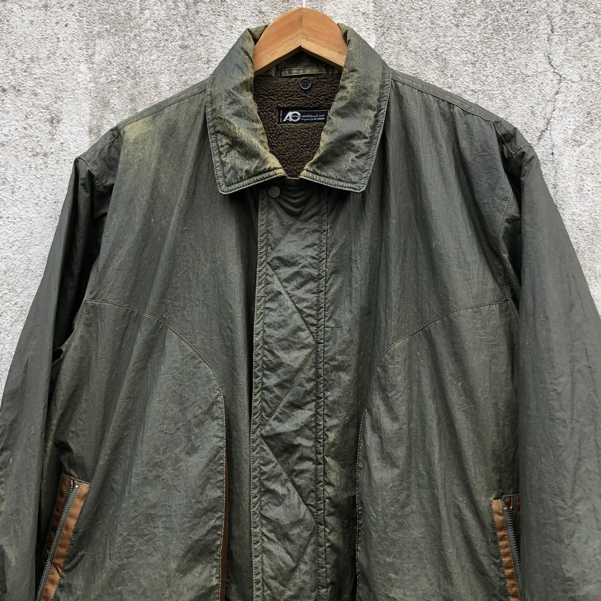 Vintage Vintage 90s Aceman Sun Faded Bomber Jacket Size US L / EU 52-54 / 3 - 3 Thumbnail