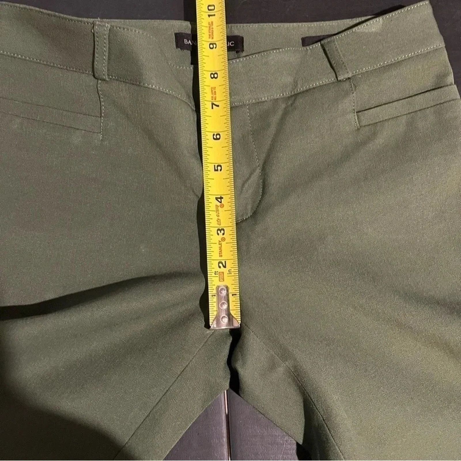 Banana Republic Banana Republic Pants Women’s 2 Green Sloan Chino Flat Front Size 26" / US 2 / IT 38 - 7 Thumbnail