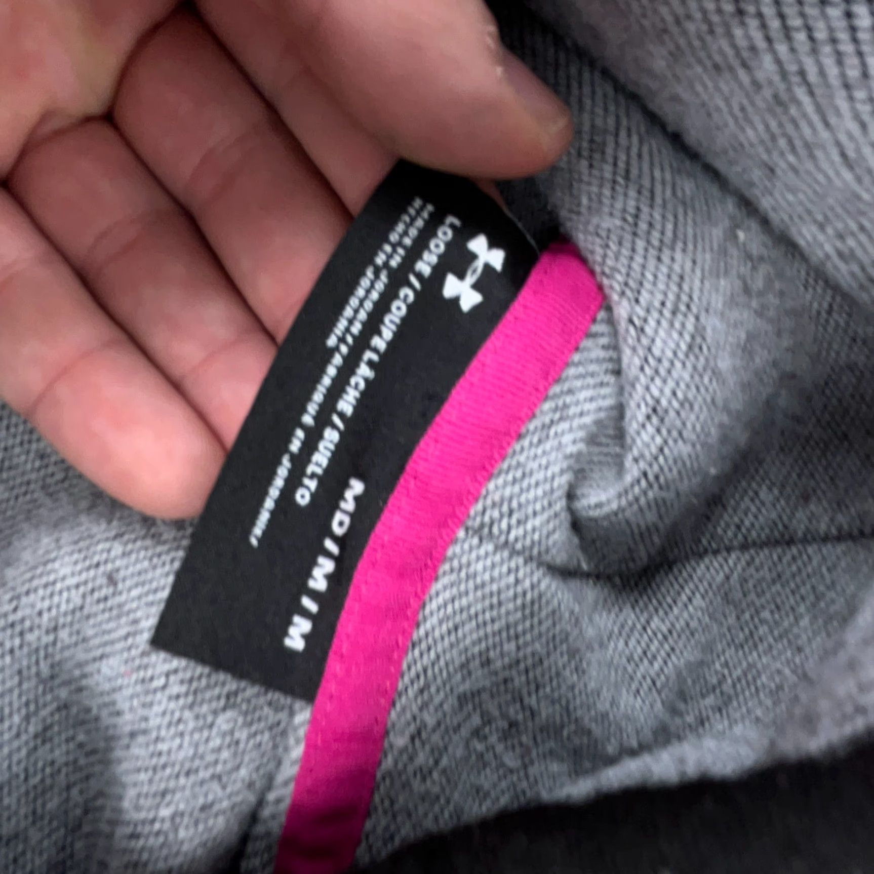 Under Armour Under Armour Sweatshirt Women M Black Pink Turtle Neck Pullover Fleece Logo Cotton Blend Regular Thermal All Seasons Sports Outdoors Size M / US 6-8 / IT 42-44 - 6 Thumbnail