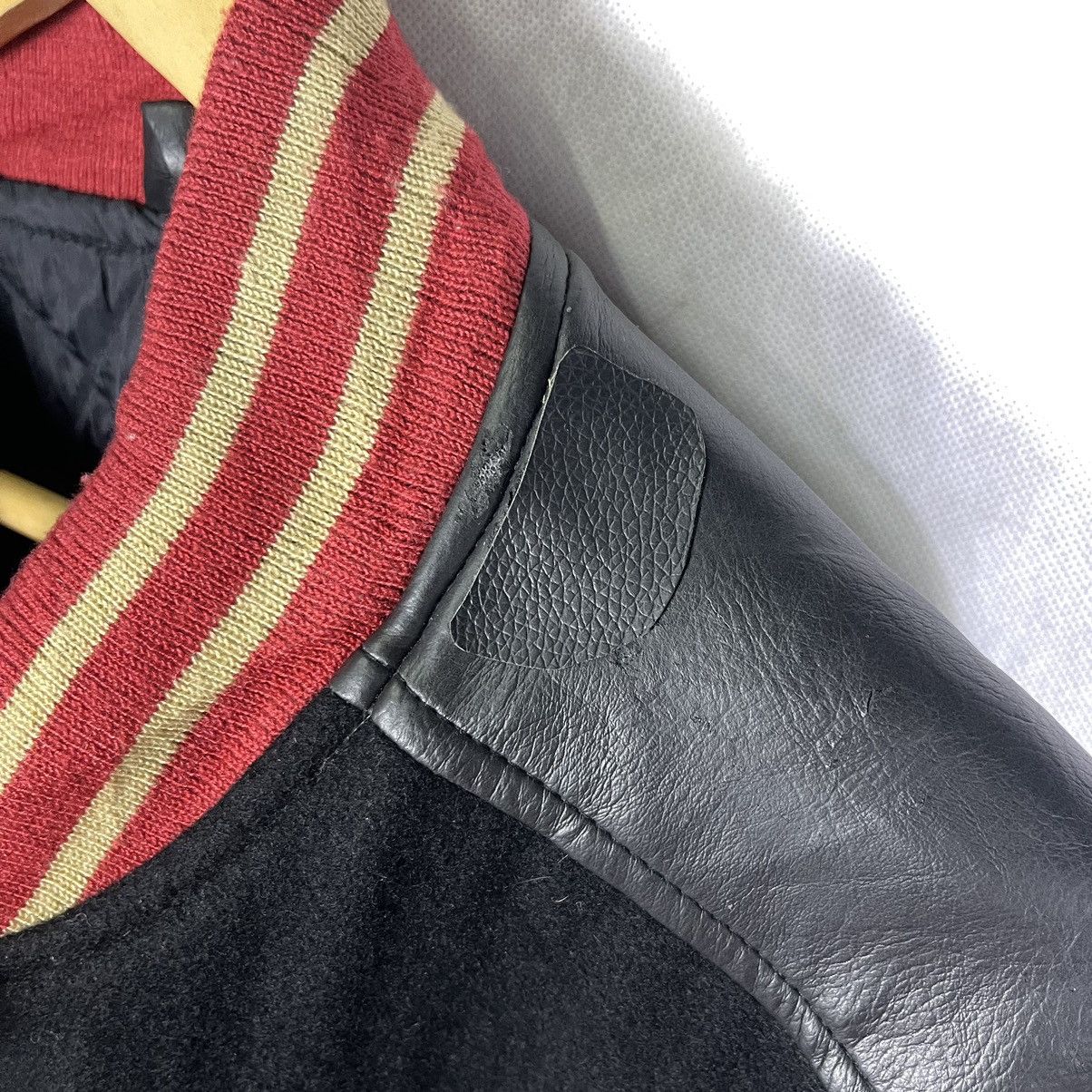 NFL Vintage SF 49ers NFL Embroidery Wool Varsity Leather Jacket Size US XXL / EU 58 / 5 - 10 Thumbnail