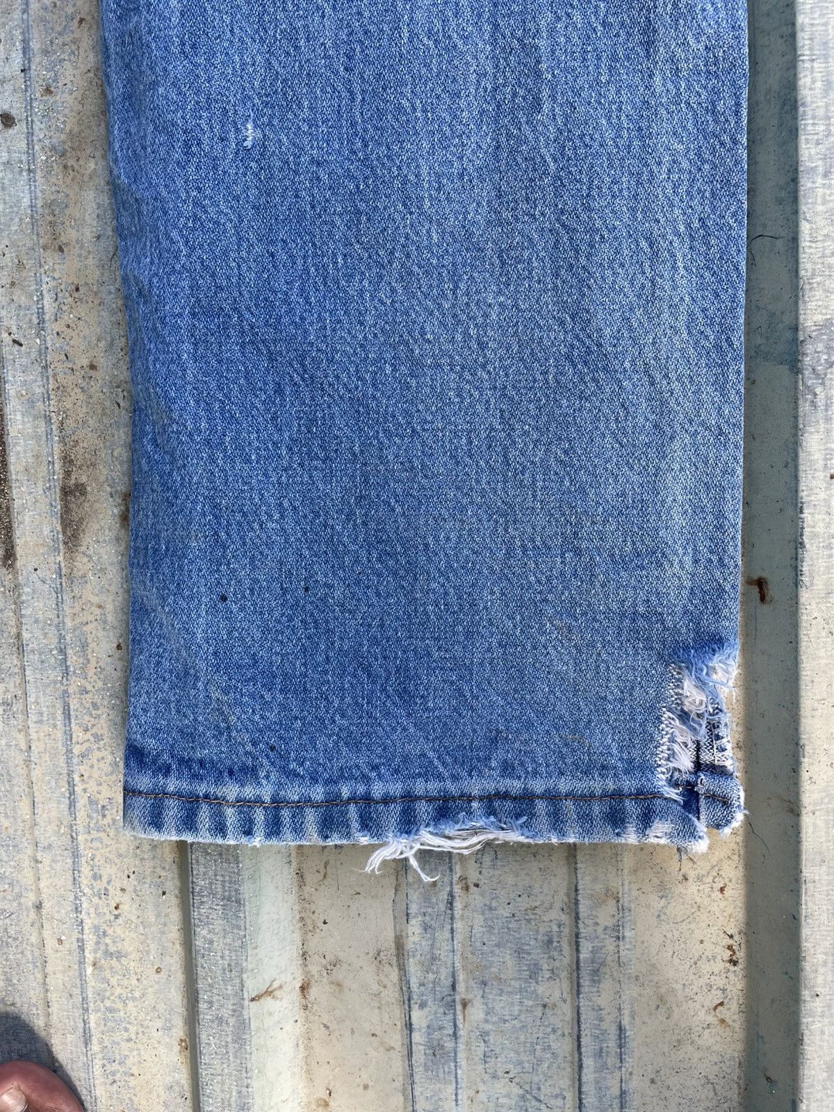 Japanese Brand × Vintage Y2K Wragler Distressed Denim – Rare Size Vintage Size US 32 / EU 48 - 13 Thumbnail