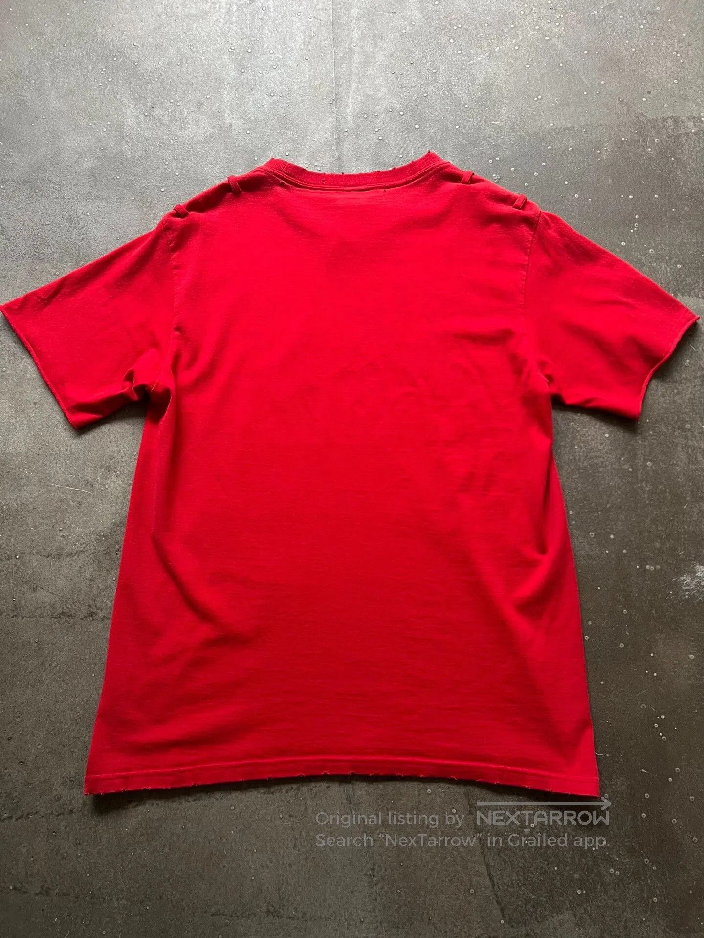 Number (N)ine red graphic slogan t-shirt. Size US M / EU 48-50 / 2 - 7 Thumbnail