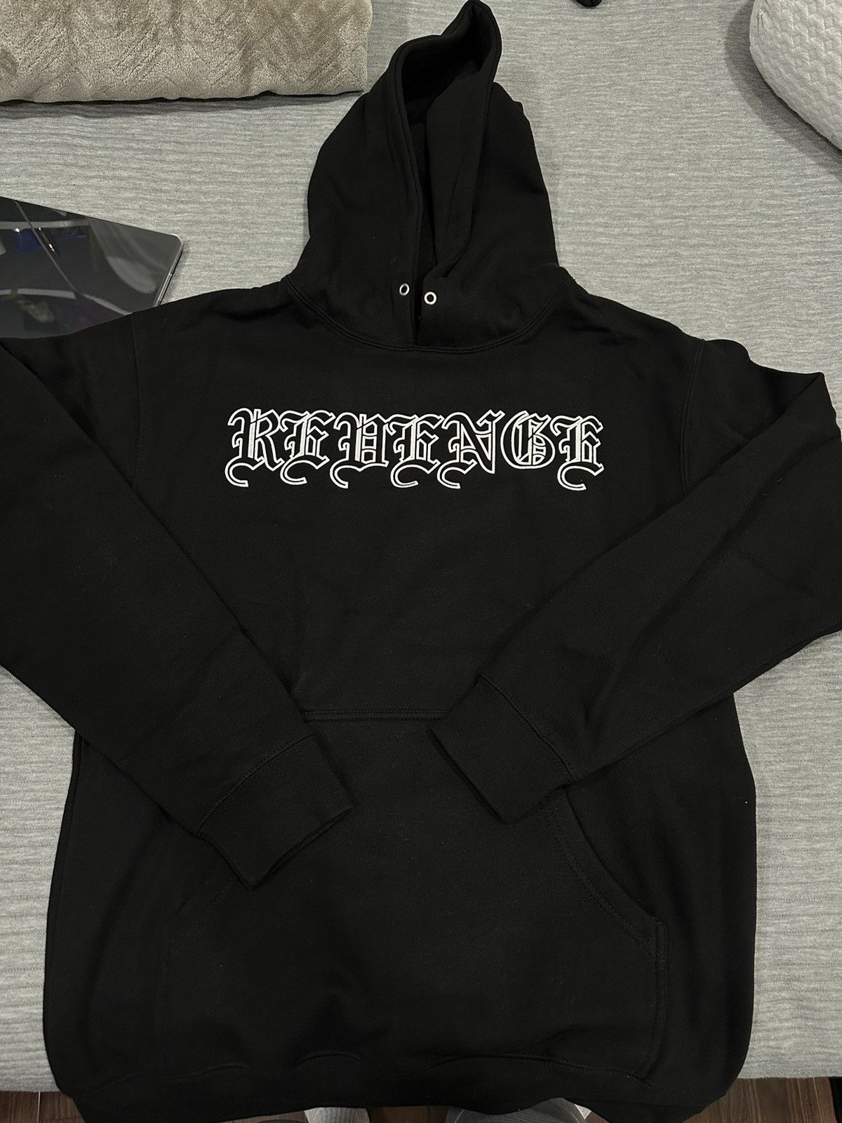 Pre-owned Revenge Reaper Hoodie In Black