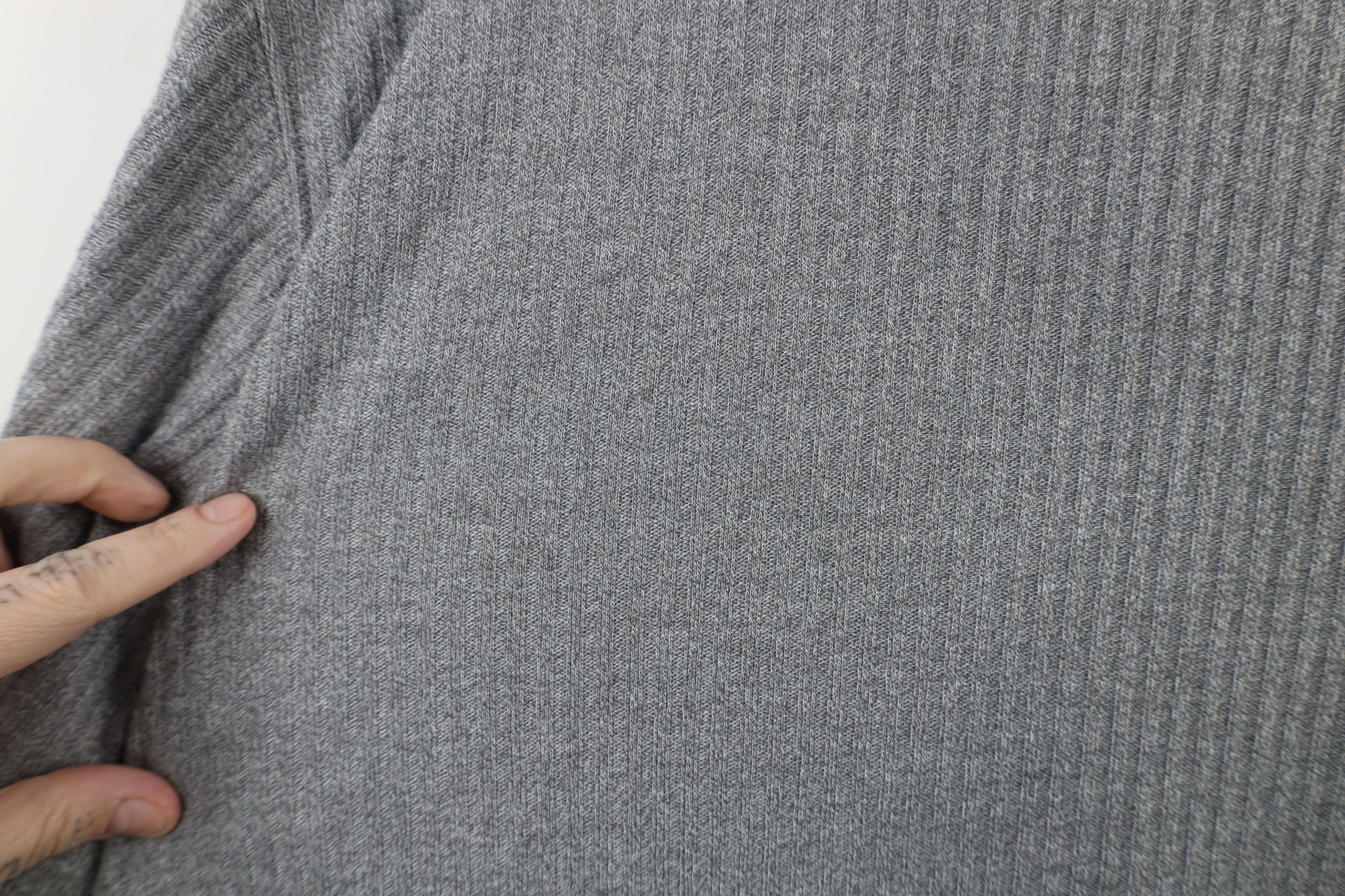 Vintage Vintage 90s Streetwear Ribbed Knit Short Sleeve T-Shirt Size US L / EU 52-54 / 3 - 8 Thumbnail