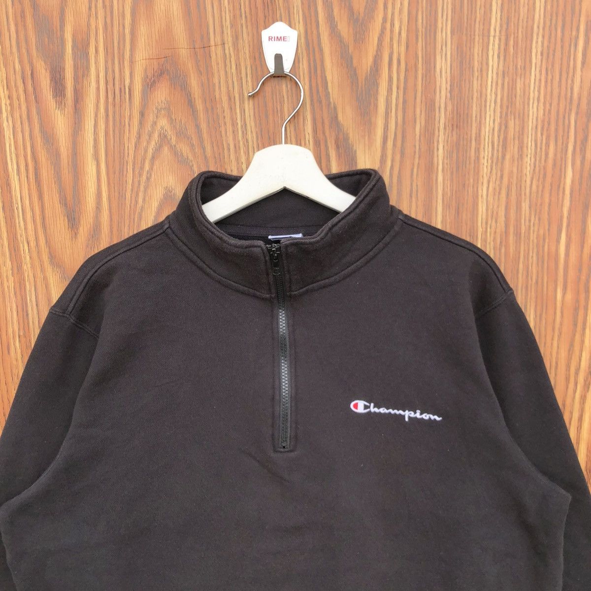 Champion Vintage Champion Half Zipper Sweatshirt Size US XL / EU 56 / 4 - 3 Thumbnail