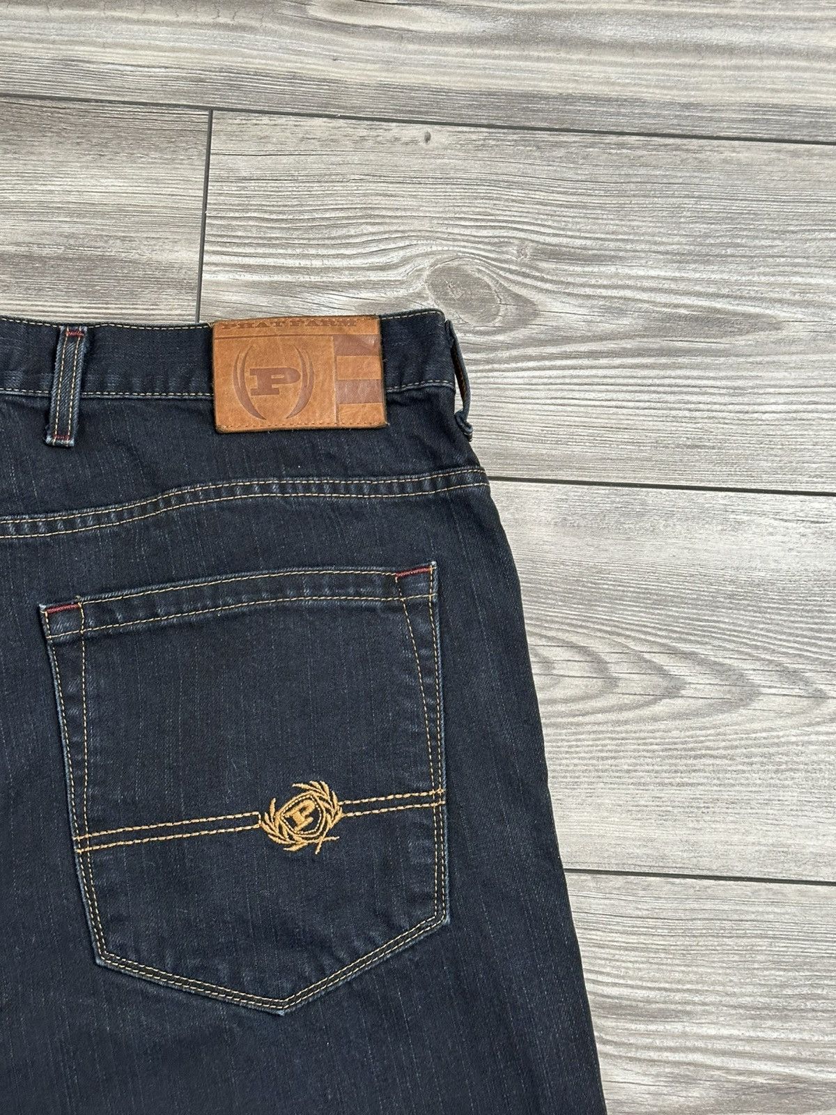 JNCO × Phat Farm × Vintage Crazy Vintage Y2K Phat Farm Baggy Jeans Size US 37 - 3 Thumbnail