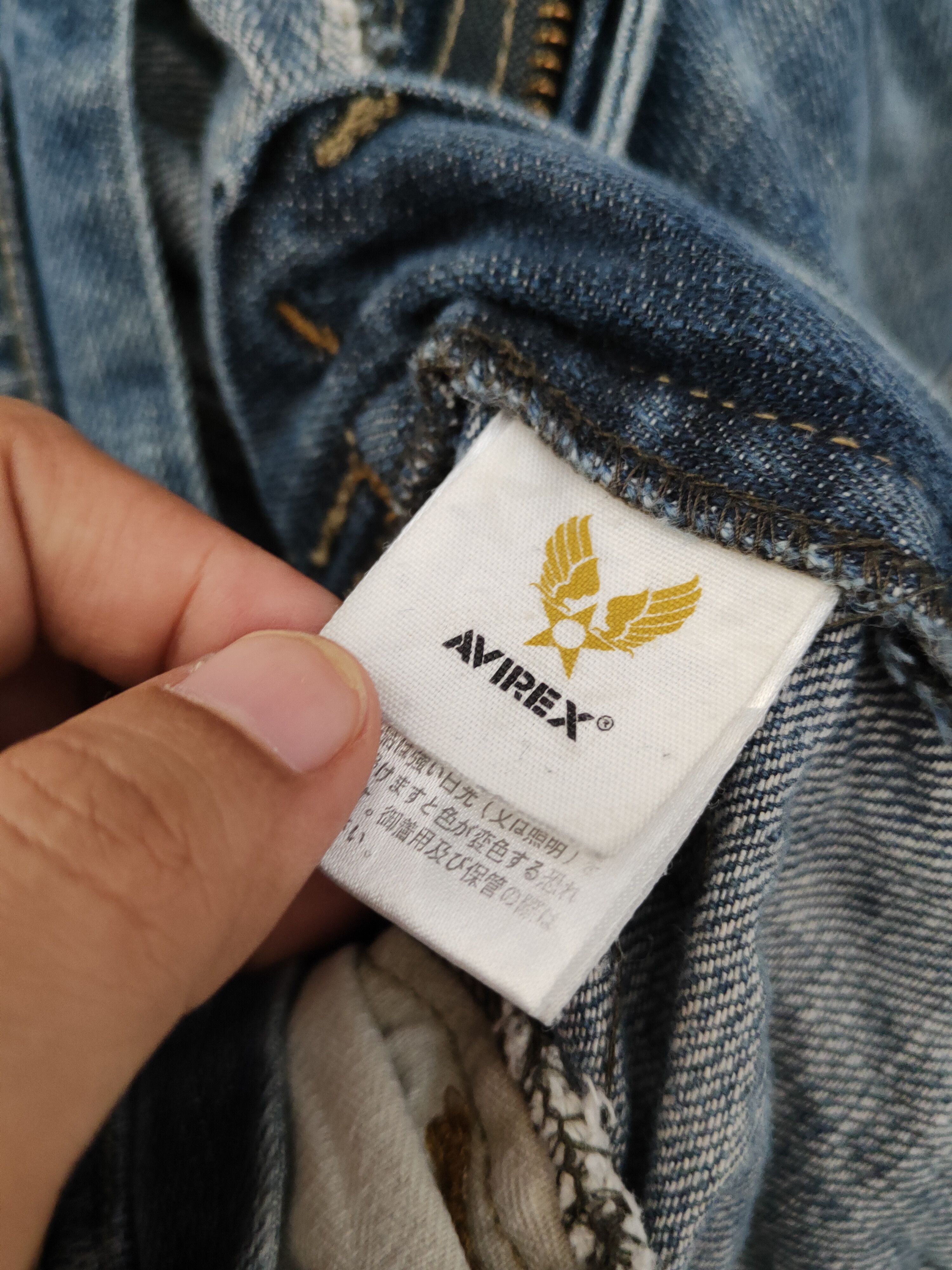 Avirex Avirex Blue multipocket Distressed Ripped denim Jeans #W1694 Size US 30 / EU 46 - 16 Thumbnail