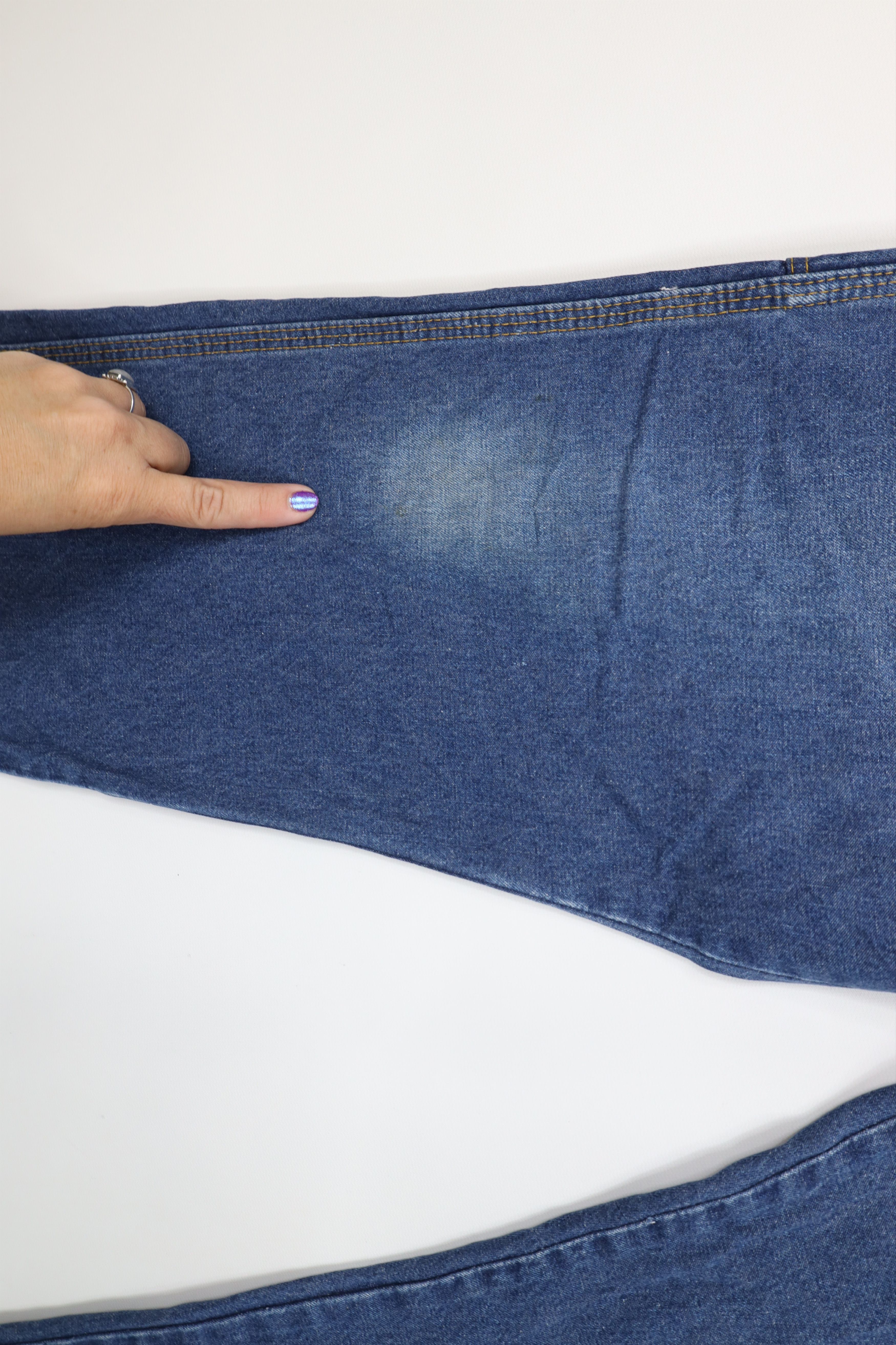 Vintage Vintage 90s Streetwear Workwear Bootcut Denim Jeans USA Size US 38 / EU 54 - 5 Thumbnail