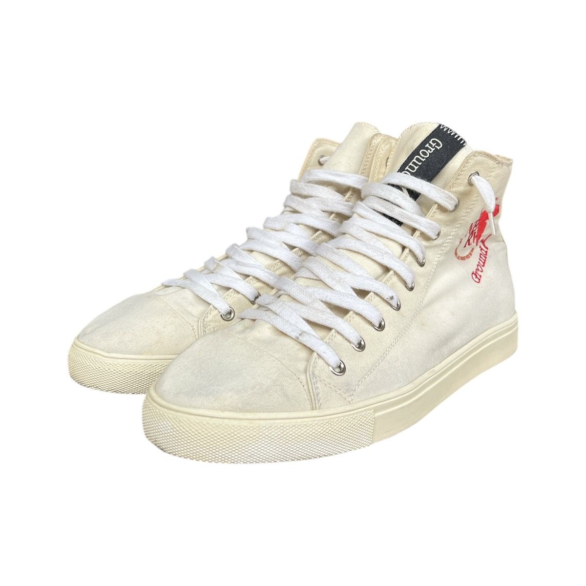 Ground Y Yohji Yamamoto Ground Y x Evangelion hi top sneaker 2015 Size US 10 / EU 43 - 1 Thumbnail