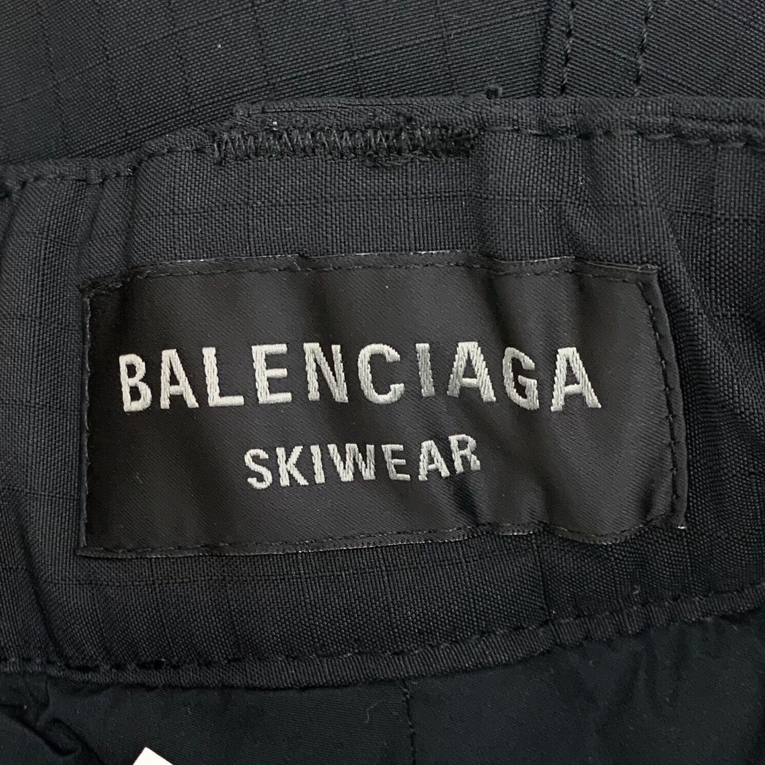 Balenciaga Balenciaga Black Logo Embroidered Ski Pants Size US 28 / EU 44 - 6 Thumbnail