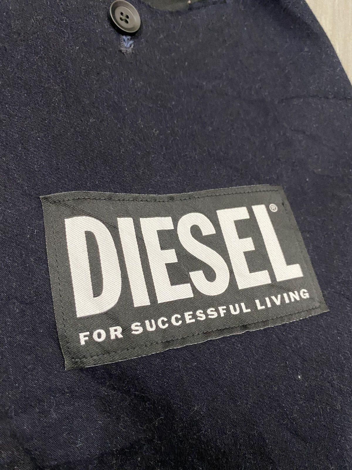 Diesel Diesel Cupro Gradient – Avant Garde Dip Dye Tailored Jacket Size US S / EU 44-46 / 1 - 16 Thumbnail