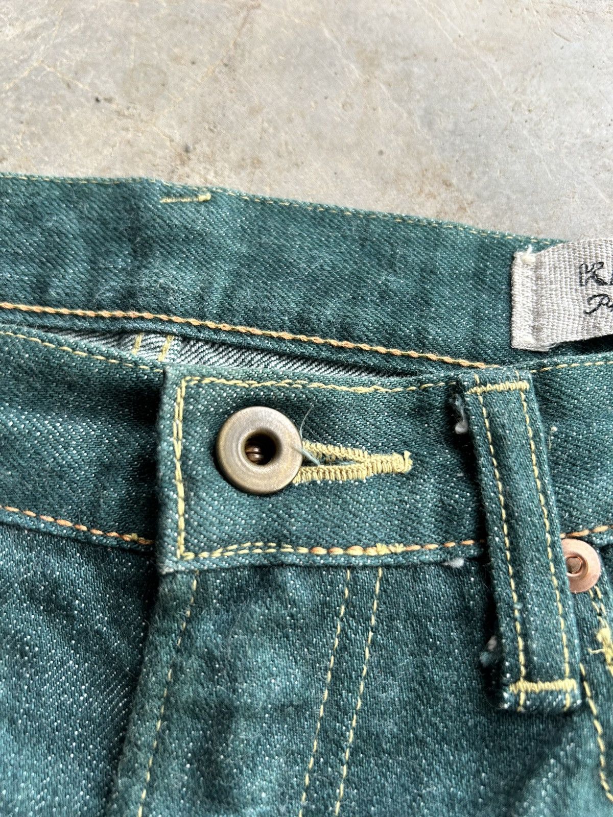 Kapital × Kapital Kountry Flare Kapital Selvedge Buckle Back Kiro Hirata Denim 🎌☠️ Size US 31 - 9 Thumbnail