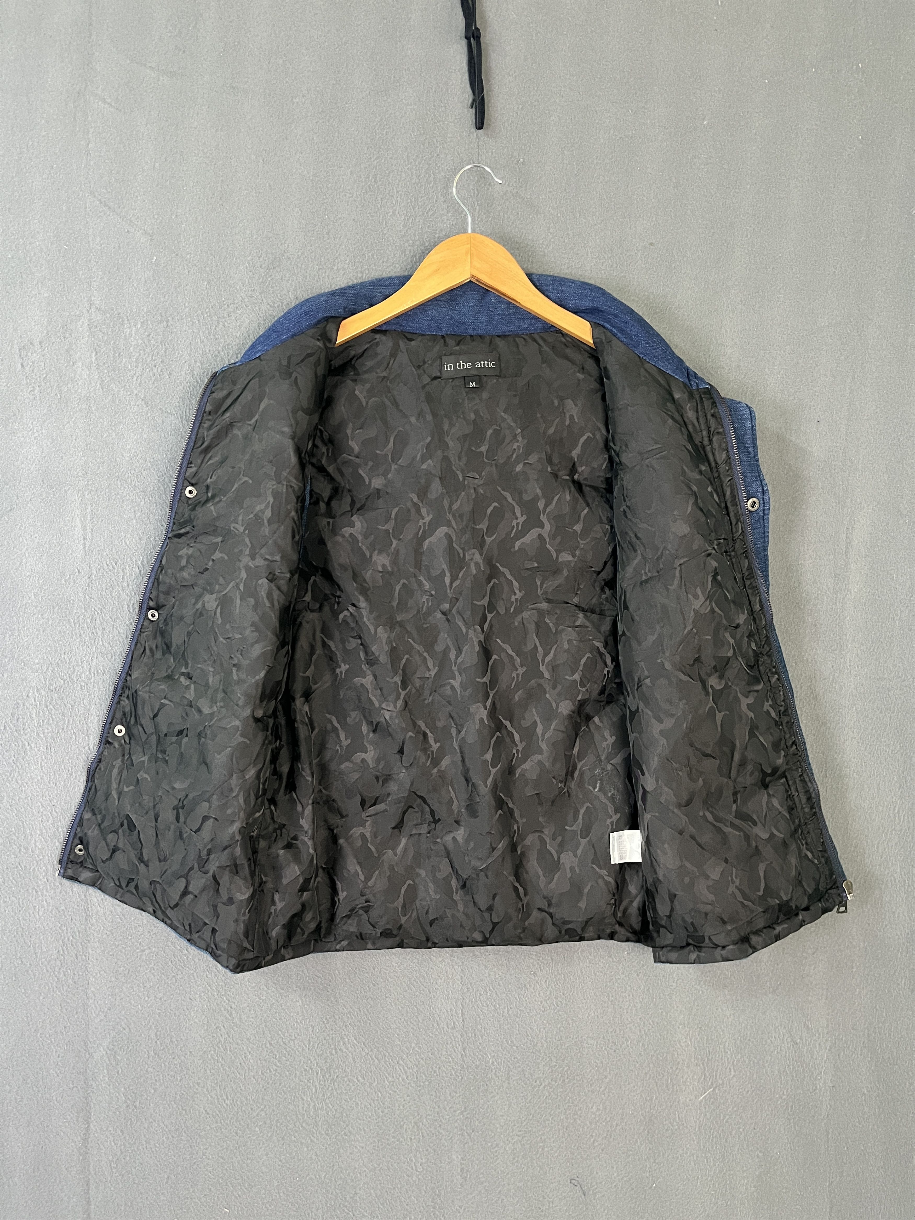 In The Attic In The Attic Washed Denim Puffer Vest Size US S / EU 44-46 / 1 - 6 Thumbnail