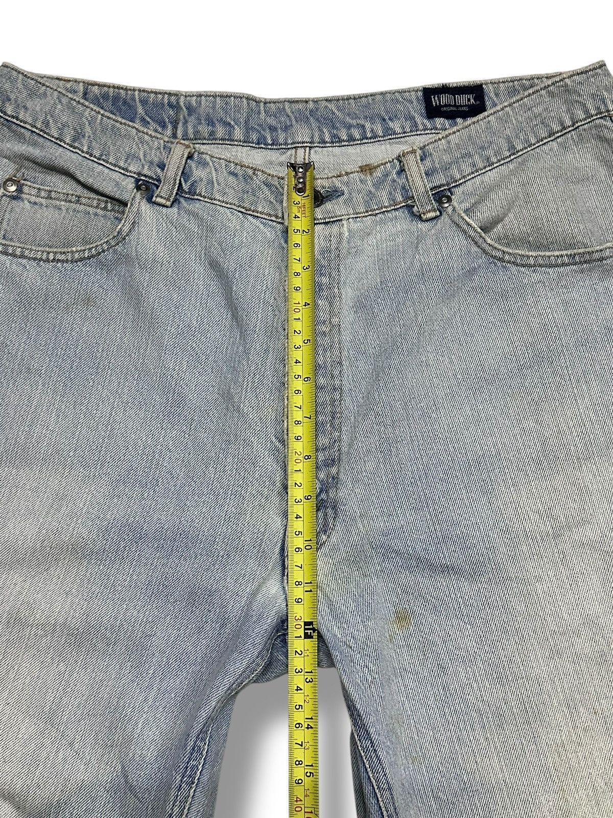Japanese Brand Wood Duck Vintage Baggy Loose Jean With Distressed and Faded Size US 34 / EU 50 - 15 Thumbnail