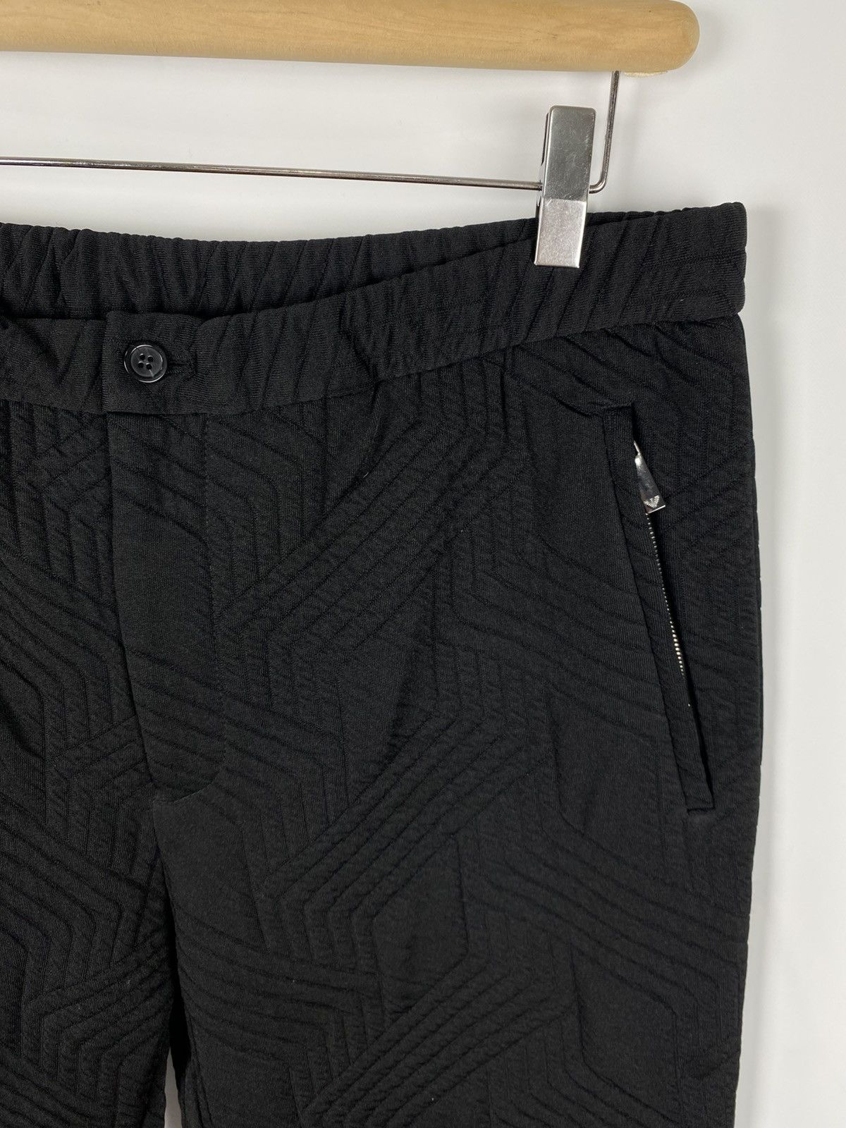 Emporio Armani Emporio Armani Structured Pants Heavy Polyester size 50 Size US 34 / EU 50 - 2 Thumbnail