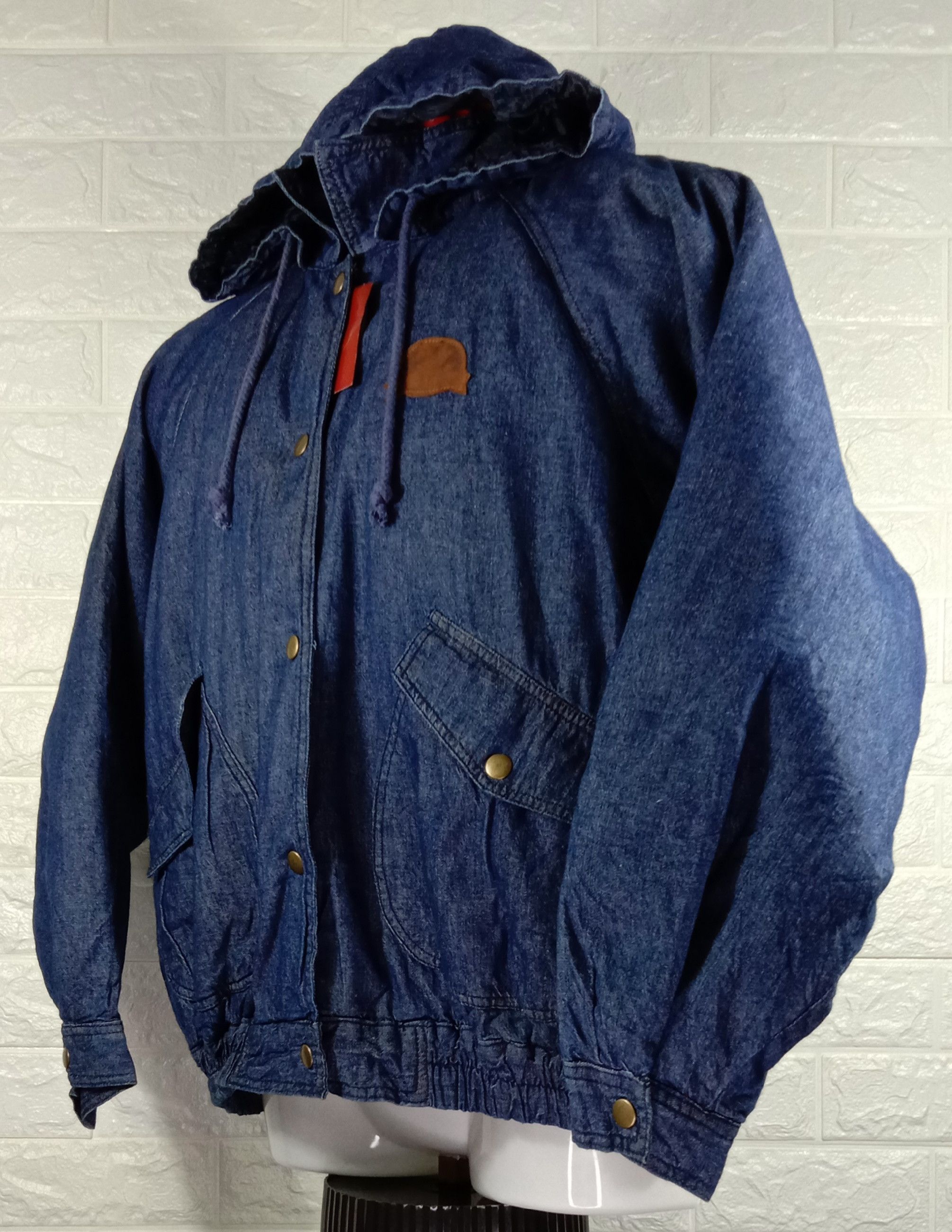 Japanese Brand Vintage Japanese Brand TLLETT Hoodie Denim Jacket Size US L / EU 52-54 / 3 - 3 Thumbnail