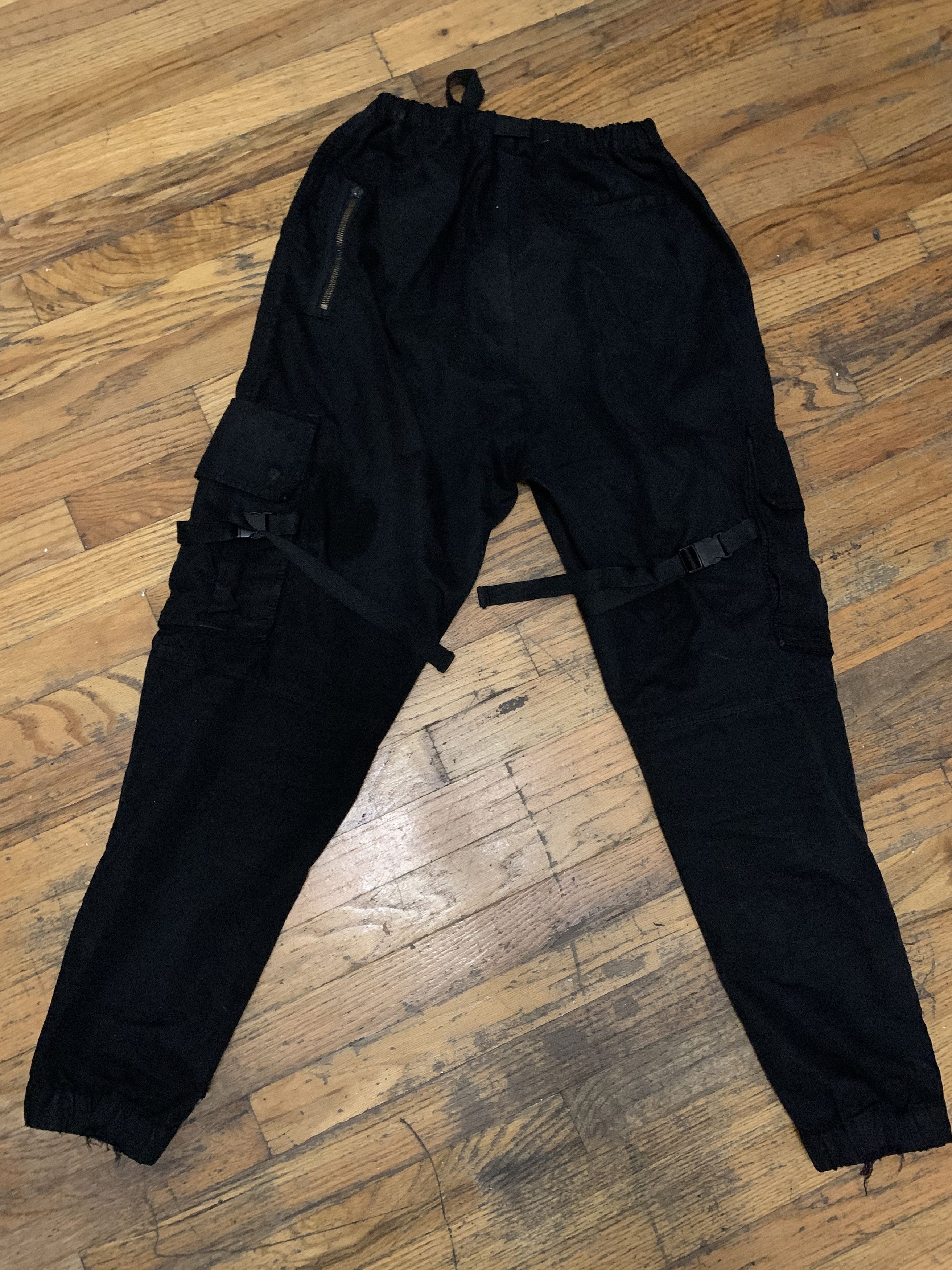 Off-White OFF-WHITE S/S 2020 Parachute Cargo Pant ⊛ BLACK ⊛ Used/Worn Size US 30 / EU 46 - 10 Thumbnail