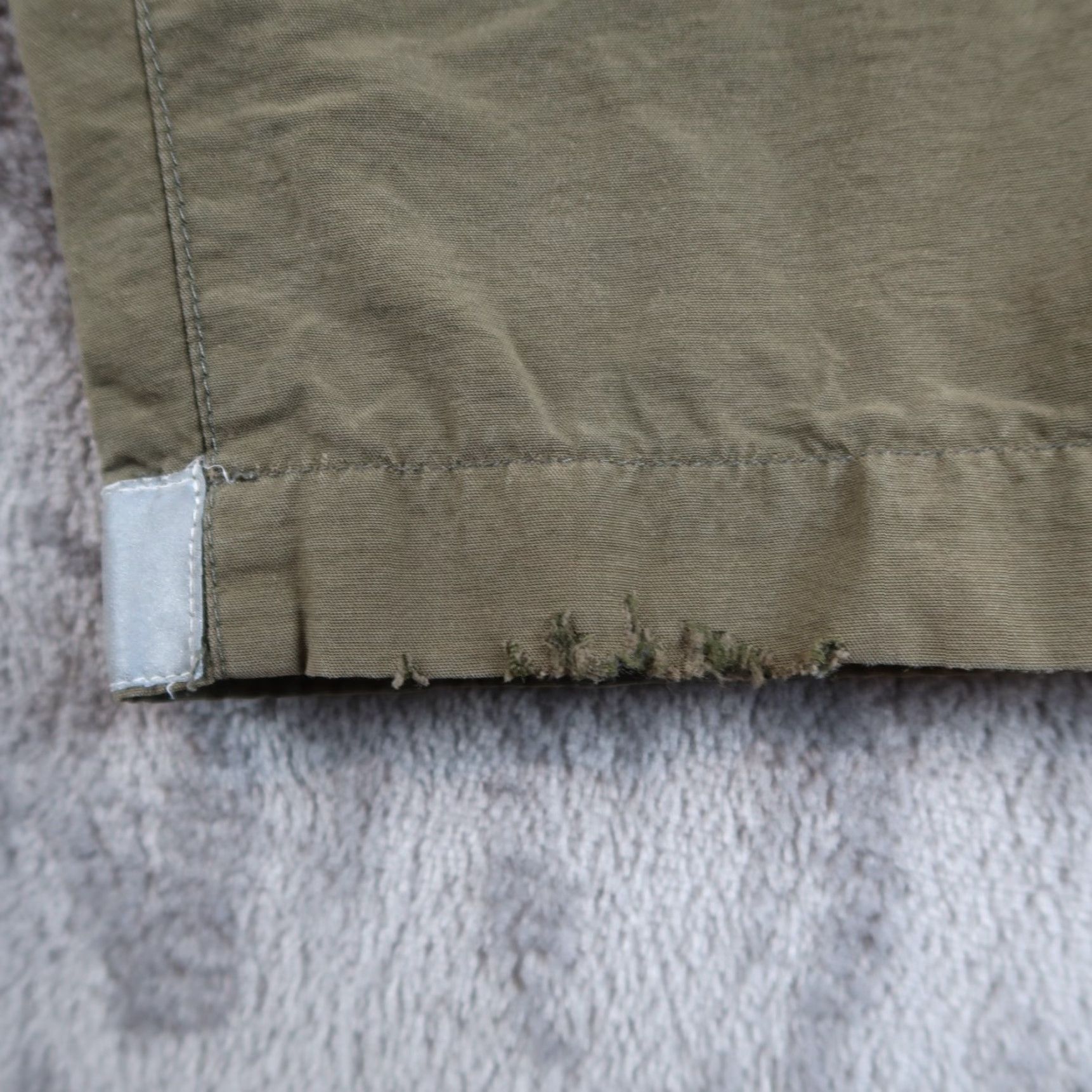 Lee VINTAGE Lee Pants Baggy Wide-Leg Nylon Green 36x30 Men’s 90s Y2K Logo accents Size US 36 / EU 52 - 3 Thumbnail