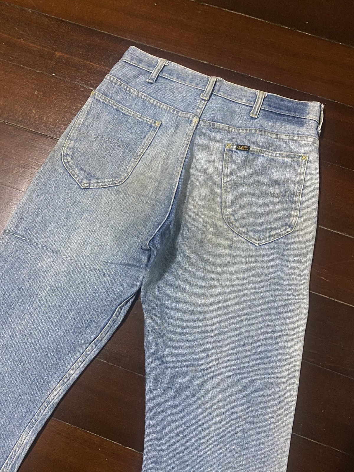Lee Vintage 70s 80s Lee Riders Distressed mud wash rusty Size US 32 / EU 48 - 14 Thumbnail