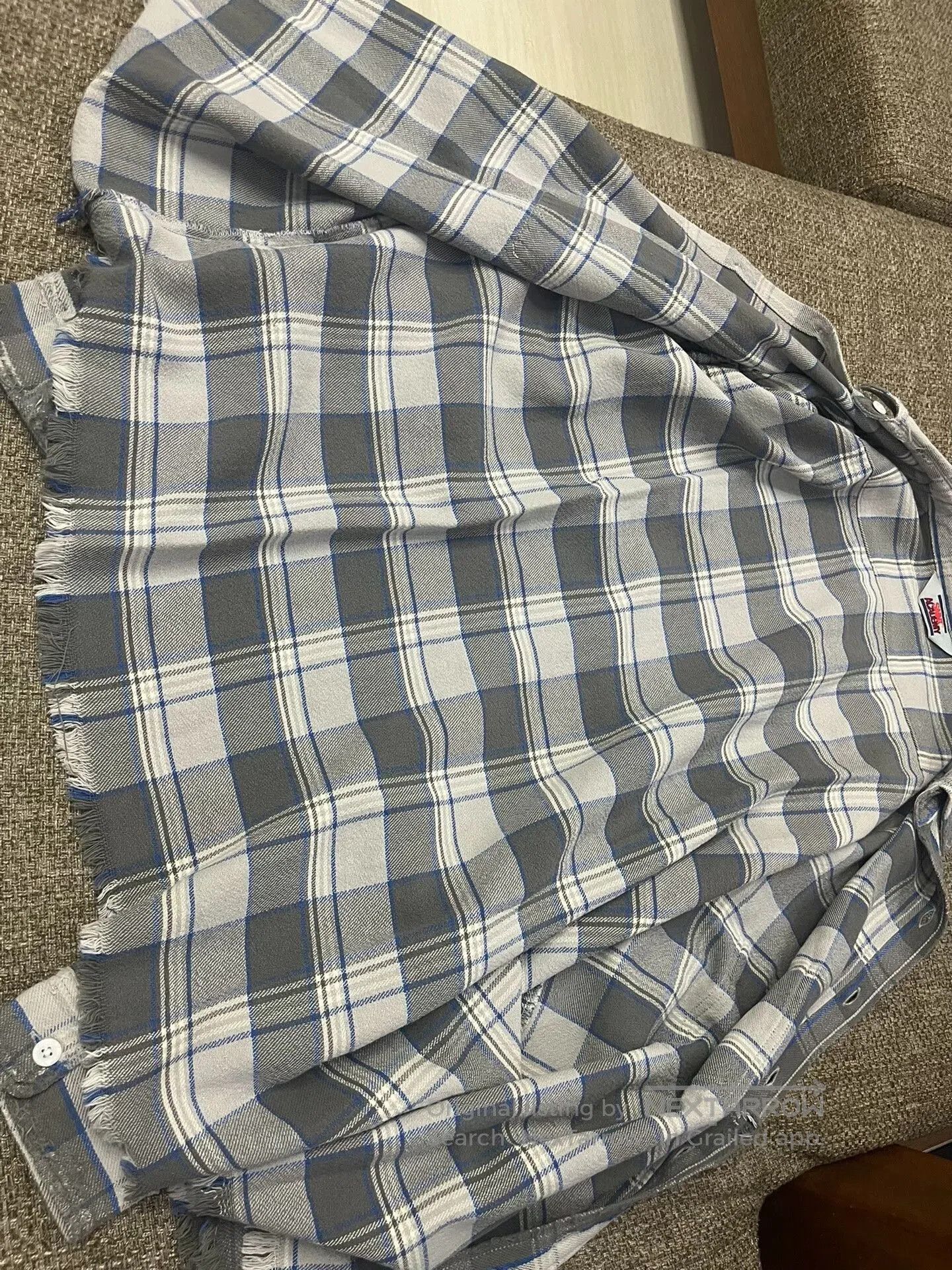 Saint Michael SAINT MICHAEL x SHERMER Plaid Shirt. Size US XL / EU 56 / 4 - 3 Thumbnail