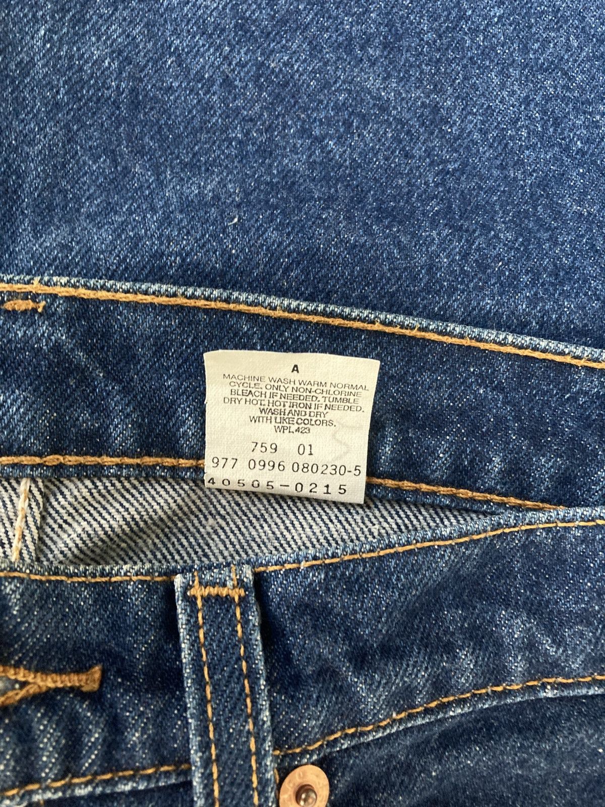 Vintage Levis 505 orange tab 🍊 Size US 30 / EU 46 - 7 Thumbnail