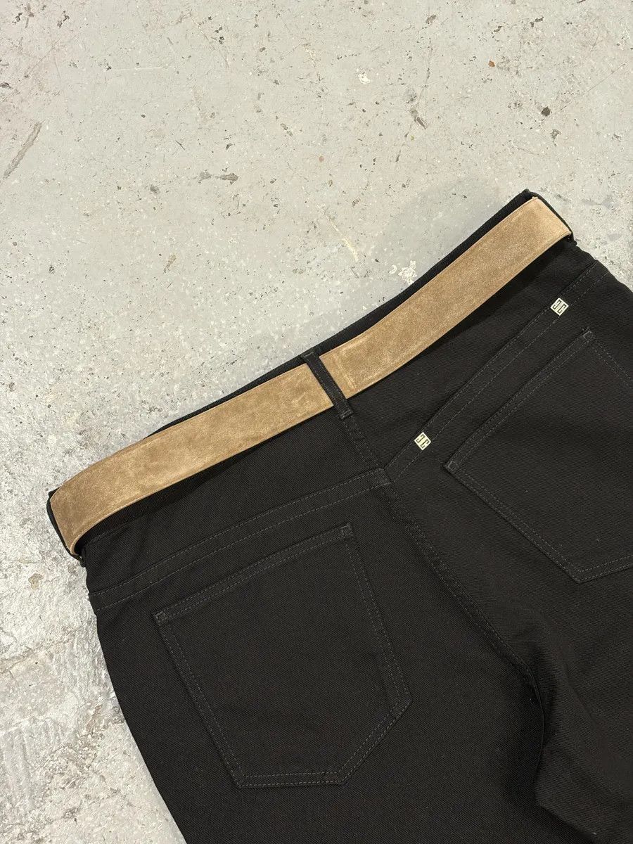 Yves Saint Laurent Yves Saint Laurent Beige Suede Leather Belt Size ONE SIZE - 2 Thumbnail