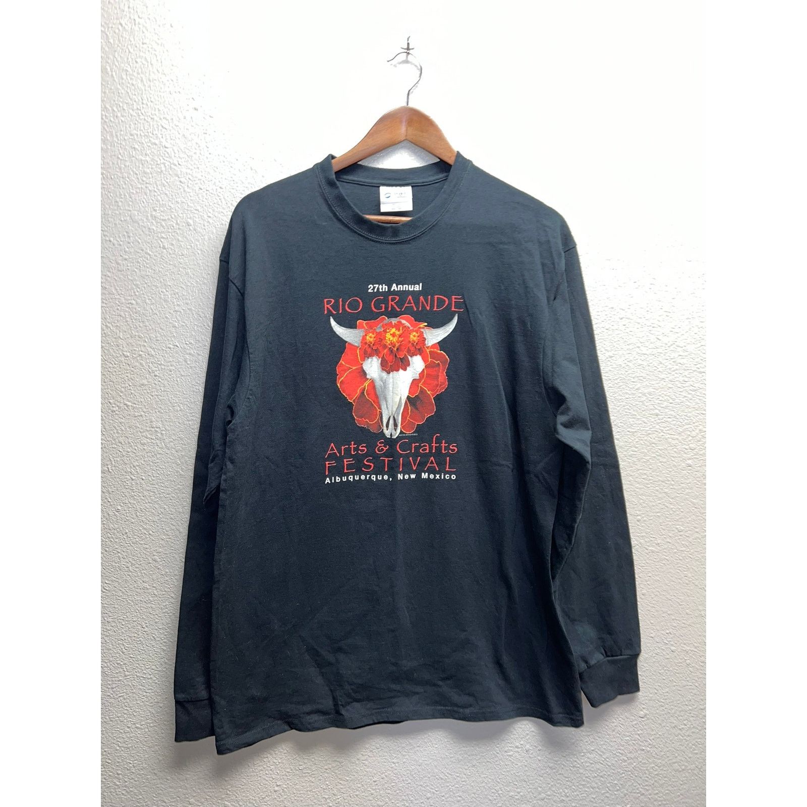 Vintage Rio Grande Shirt Arts Crafts Festival Albuquerque New Mexico Size US L / EU 52-54 / 3 - 1 Thumbnail