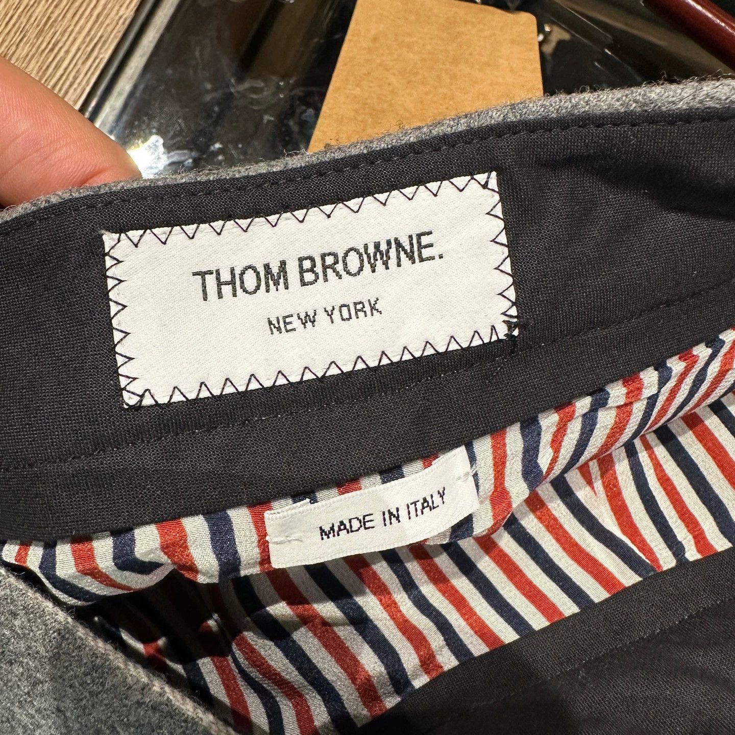 Thom Browne ThomBrowne apr508 vert stripe wool pleated skirt 40 Size 27" / US 4 / IT 40 - 3 Thumbnail