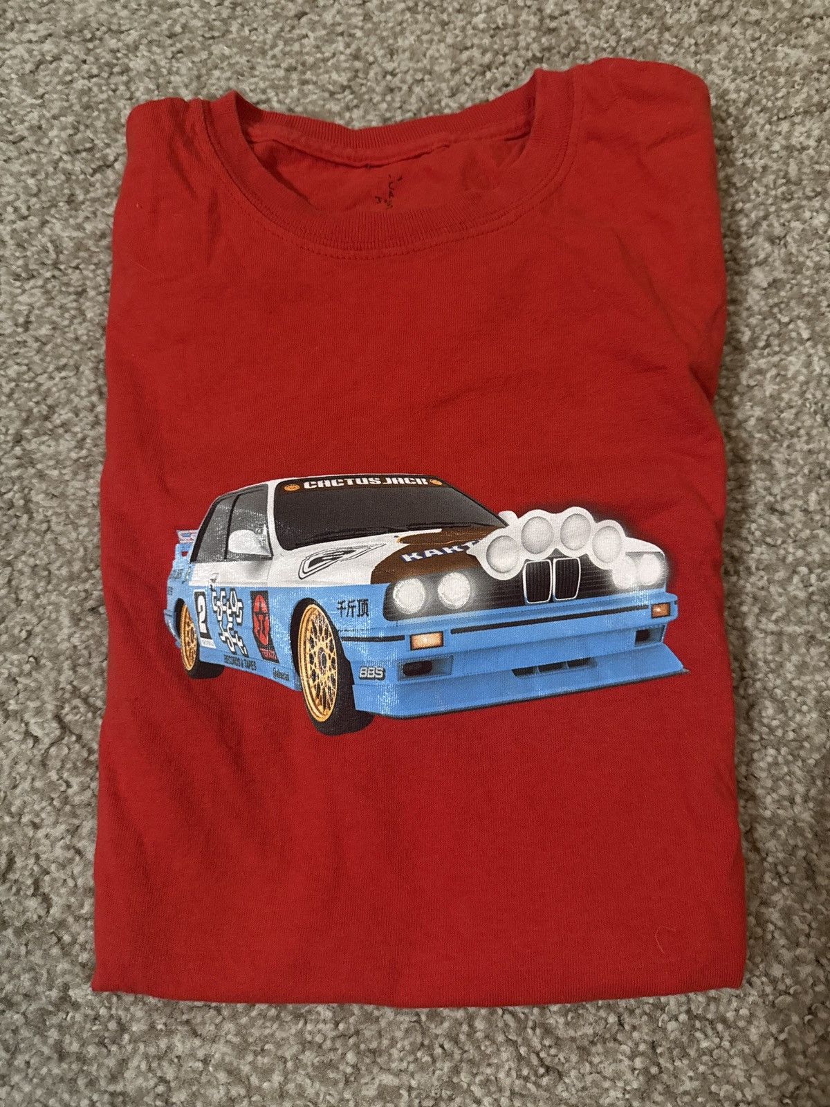 Travis Scott Travis Scott Jackboys Car T-shirt Size US S / EU 44-46 / 1 - 1 Thumbnail